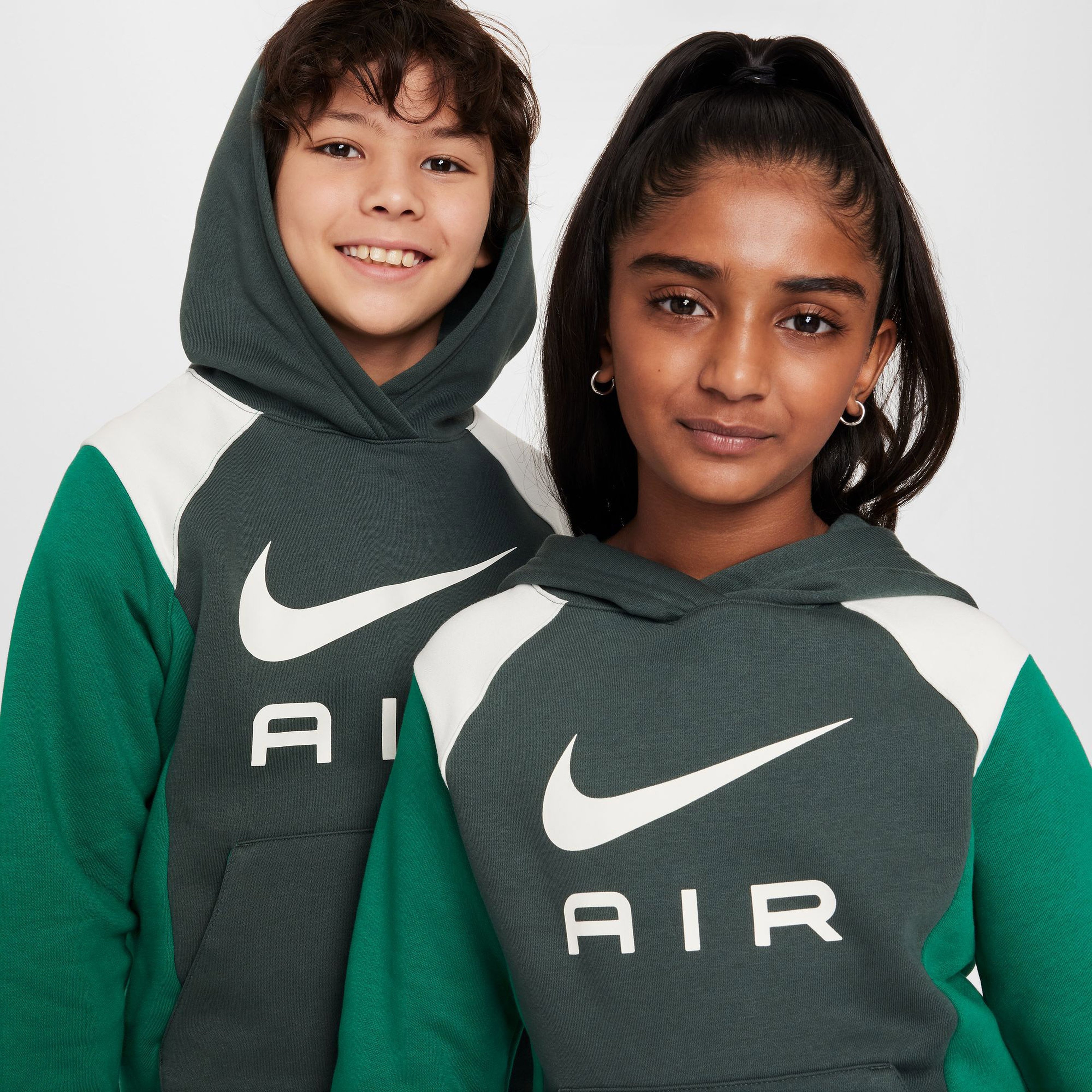 Nike Air Pullover Çocuk Yeşil Günlük Sweatshirt