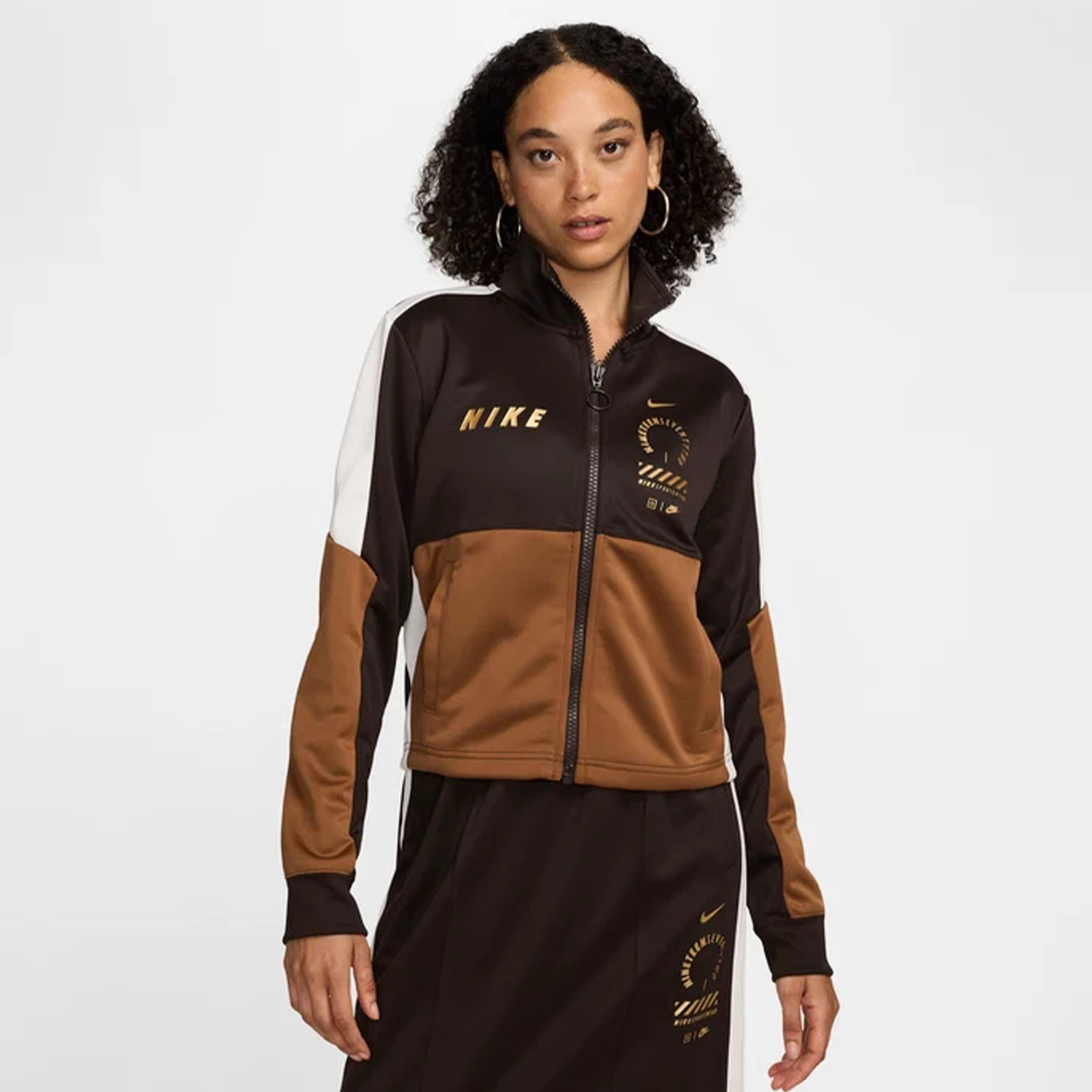 Nike Sportswear Kadın Kahverengi Sweatshirt