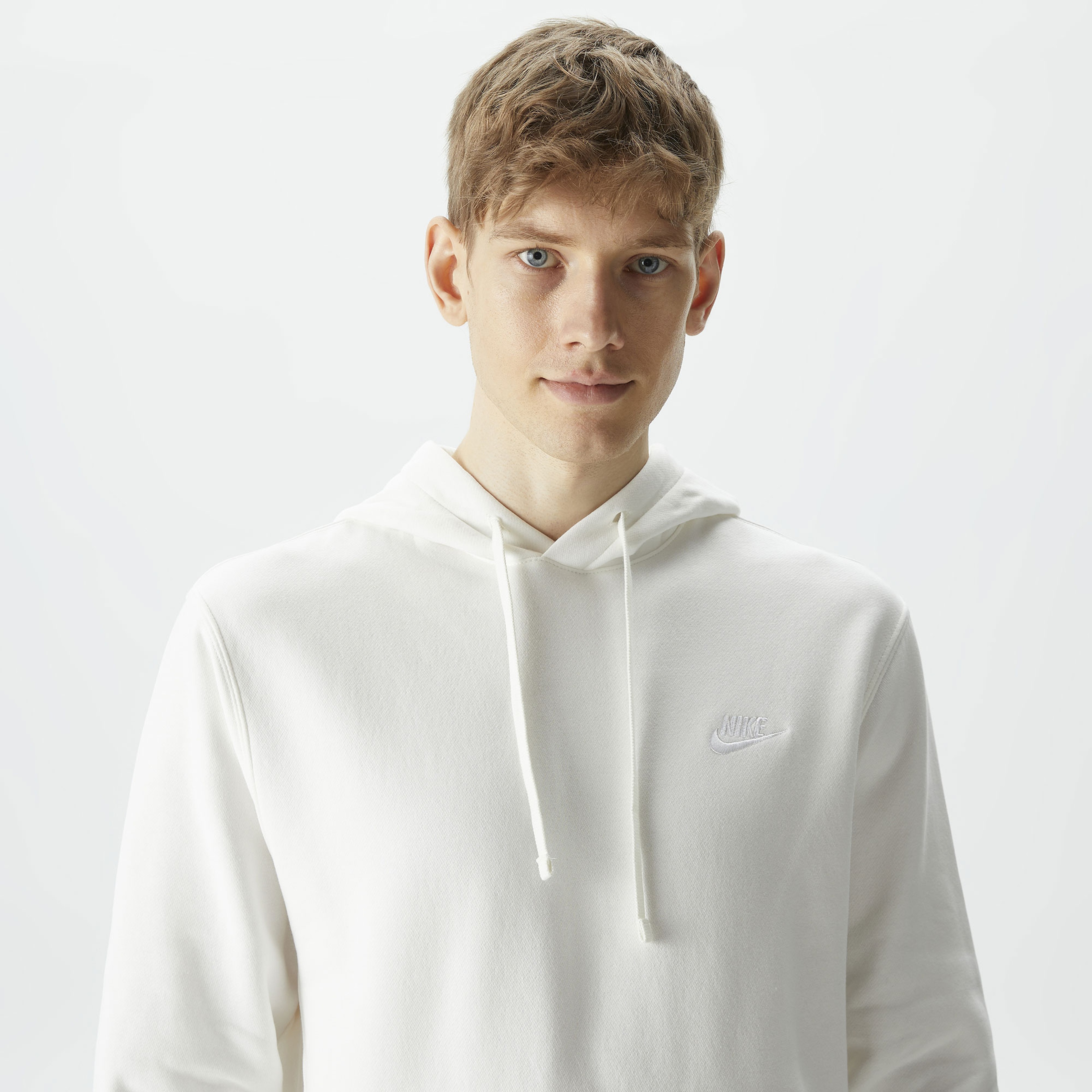 Nike Sportswear Club Fleece Unisex Krem Günlük Sweatshirt