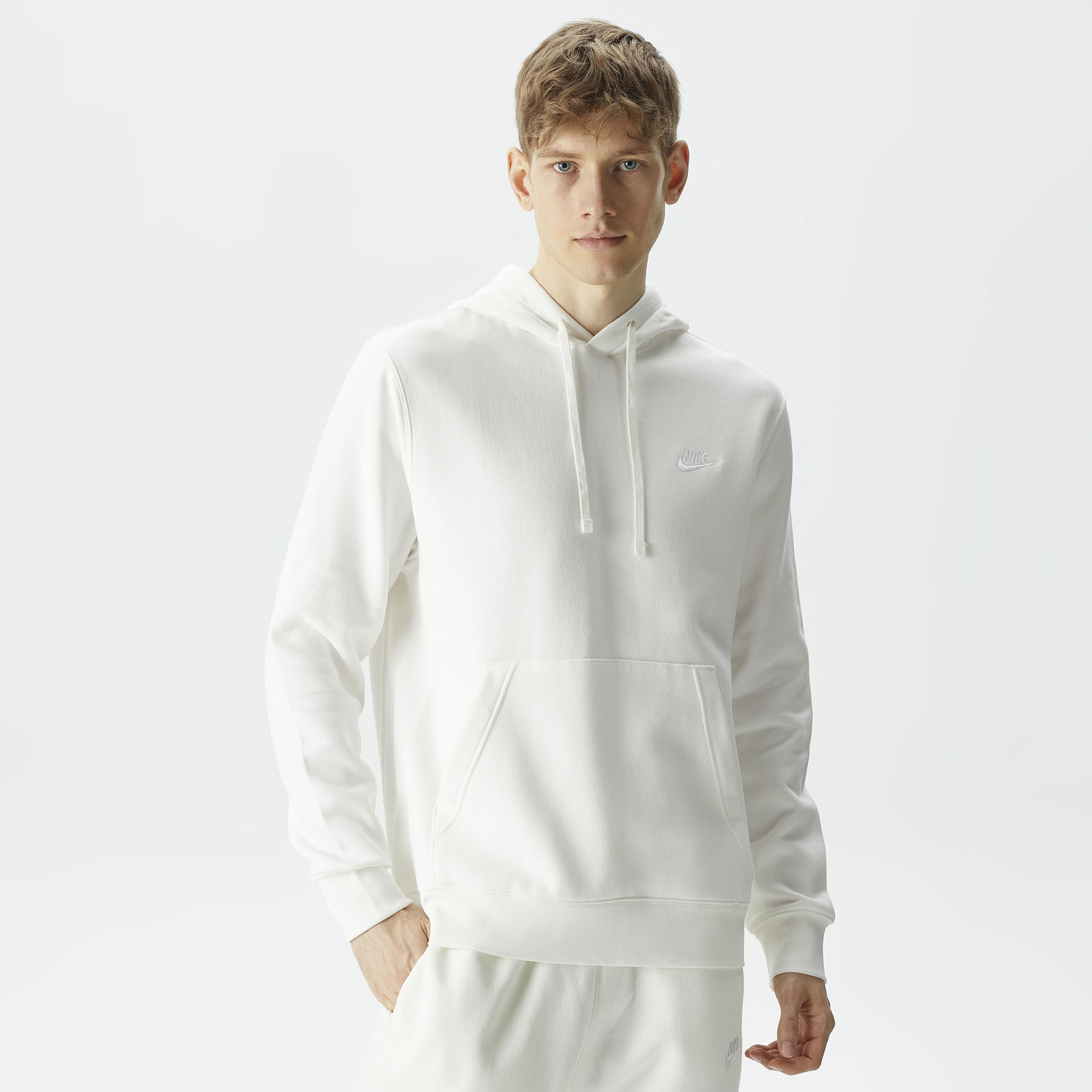 Nike Sportswear Club Fleece Unisex Krem Günlük Sweatshirt