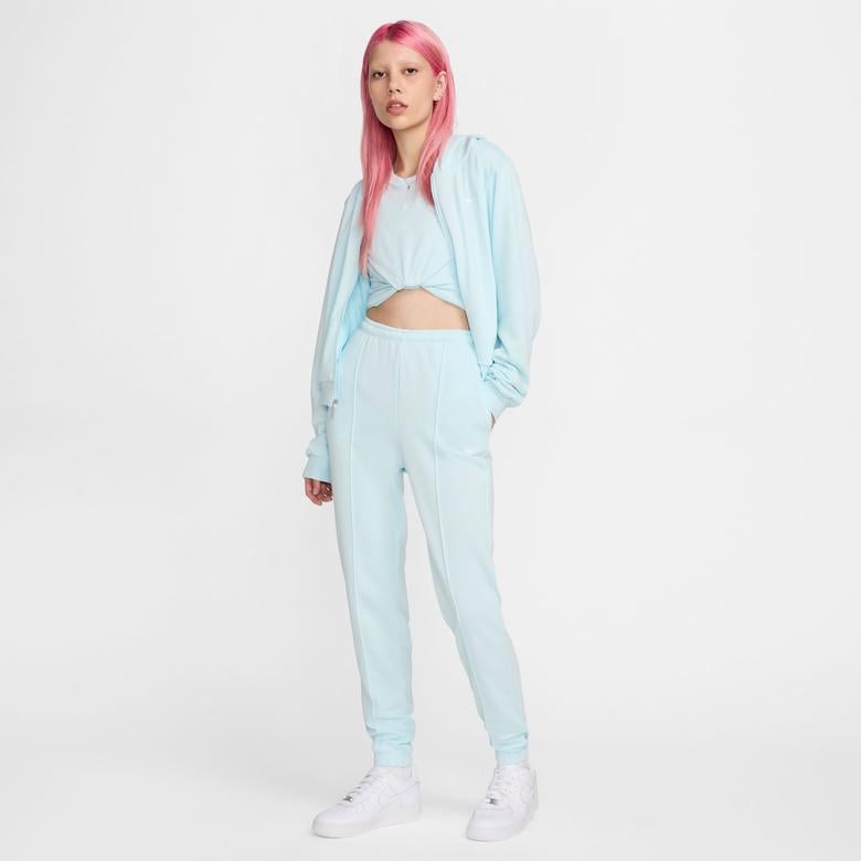 Nike Sportswear Chill Terry Kadın Mavi Günlük Sweatshirt