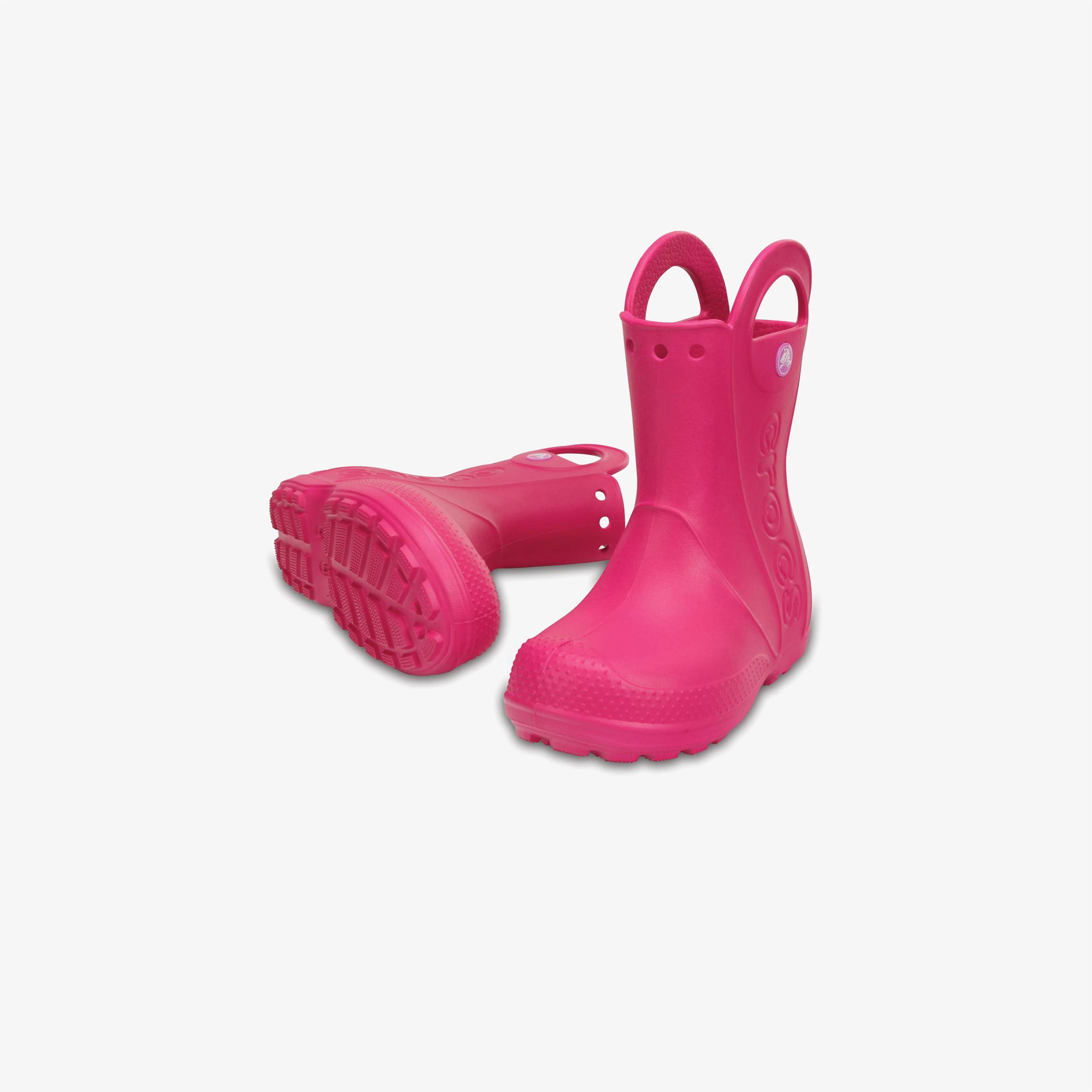 Crocs Handle It Rain Boot Kids Çocuk Pembe Çizme