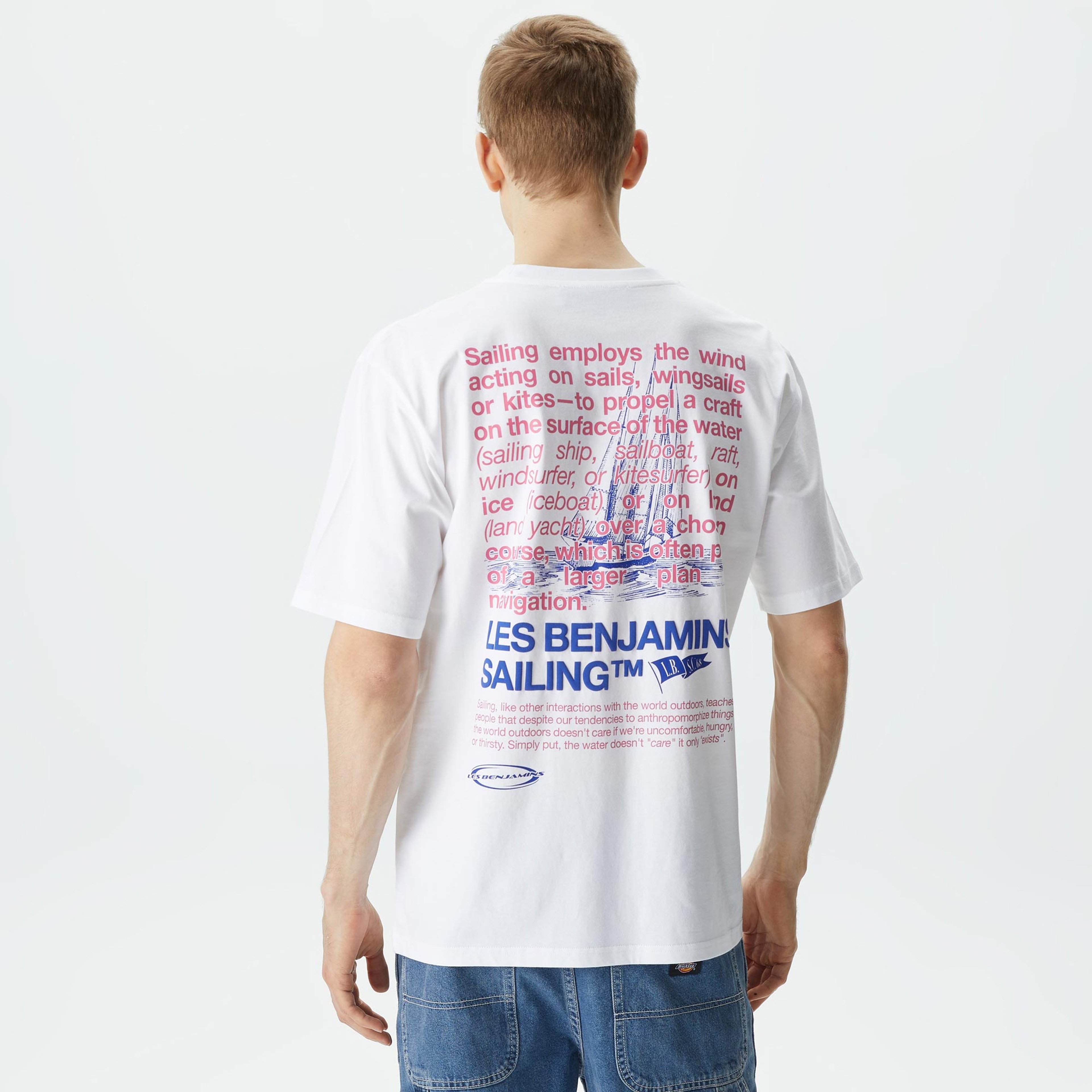 Les Benjamins Kısmet 703 Erkek Beyaz T-Shirt