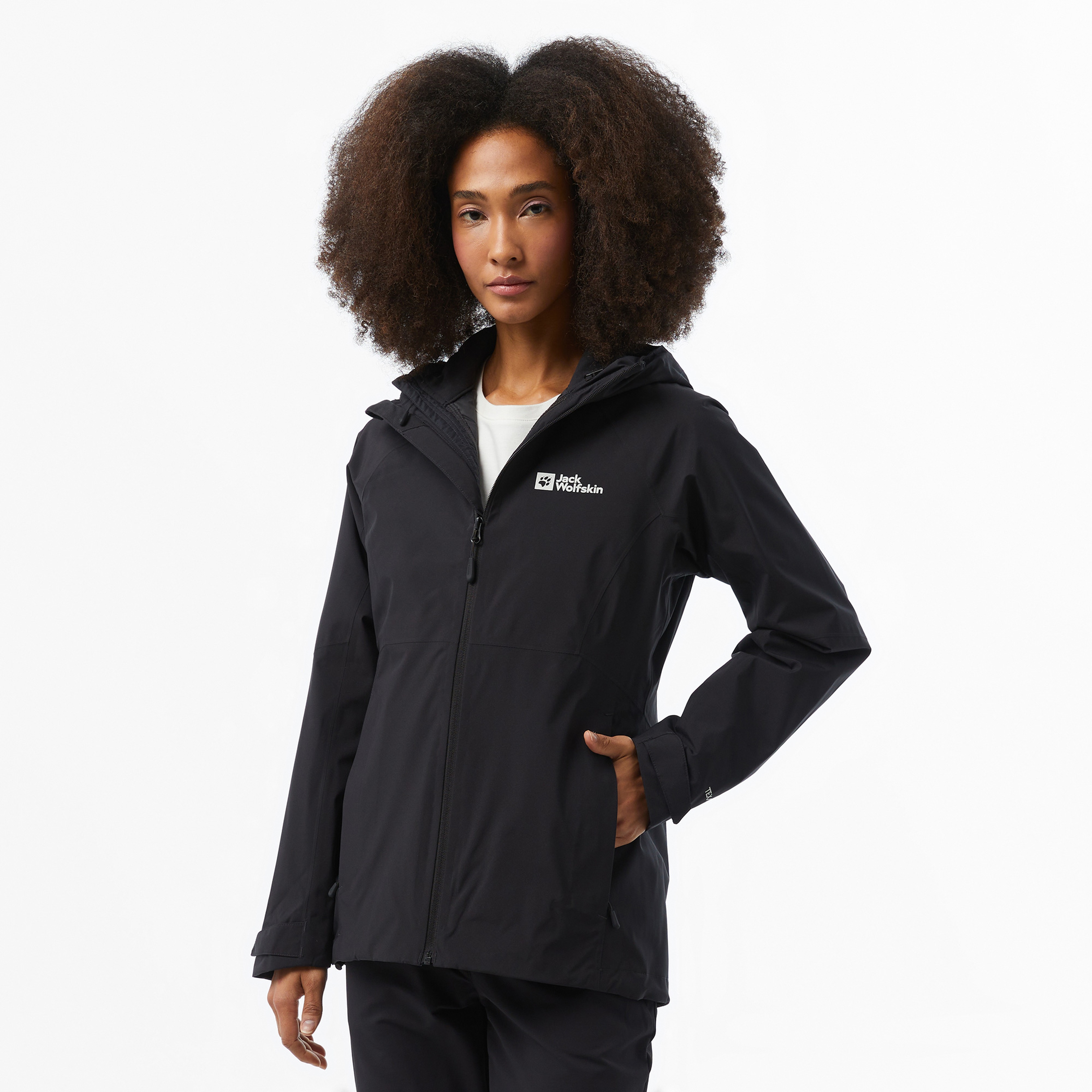Jack Wolfskin Texapore 3İn1 Kadın Siyah Ceket