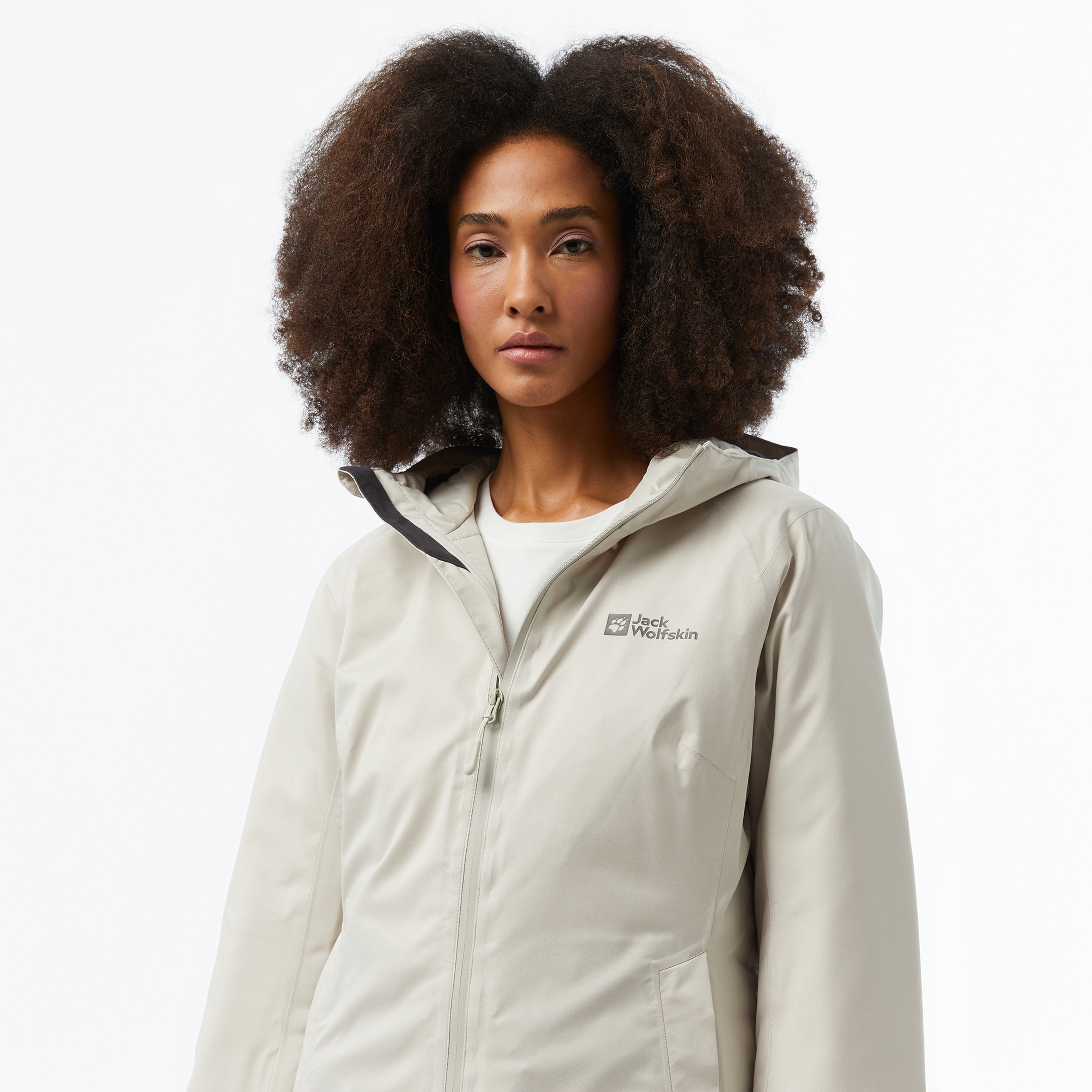 Jack Wolfskin Texapore Fiber insulated Kadın Gri Ceket