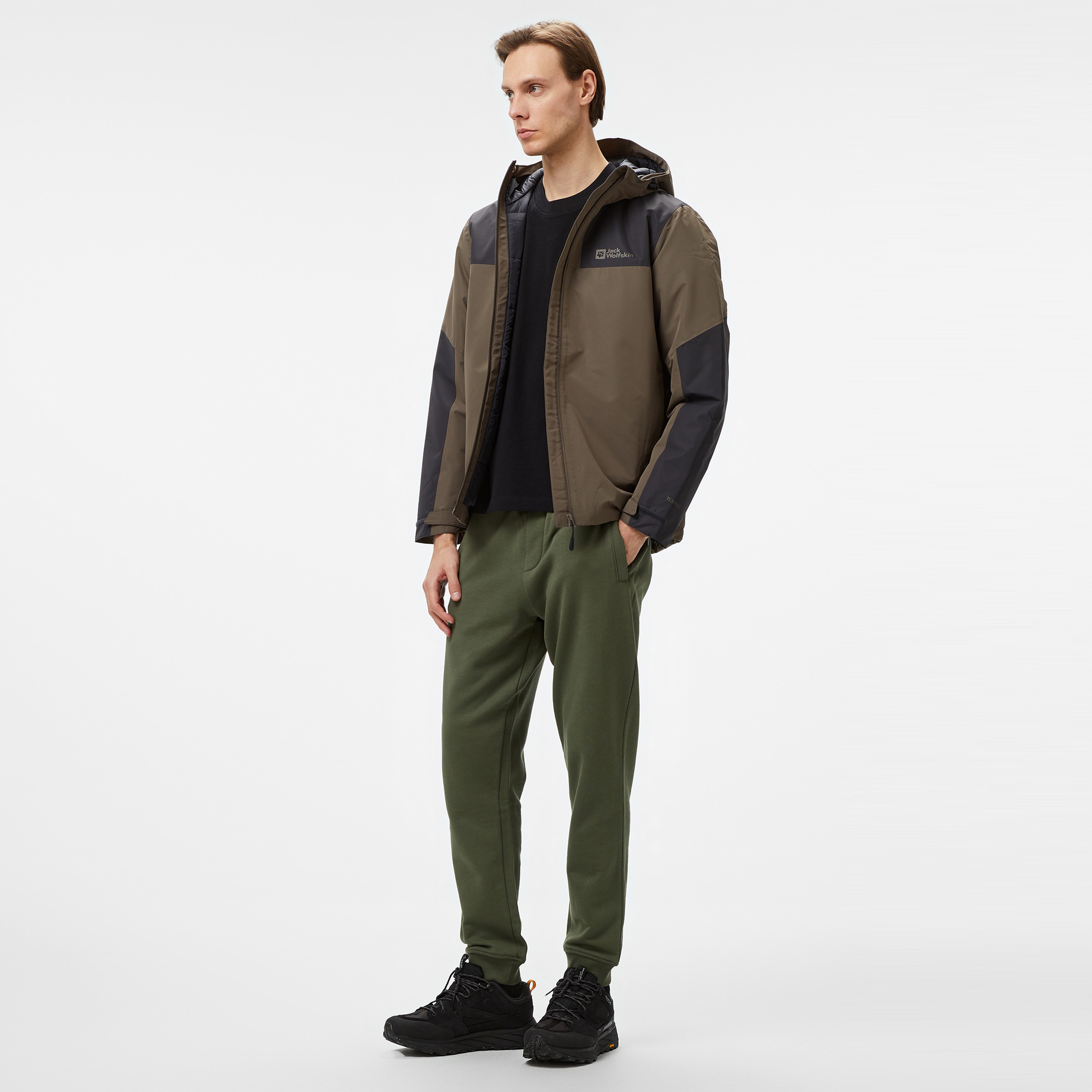 Jack Wolfskin Texapore Fiber insulated Erkek Kahverengi Ceket
