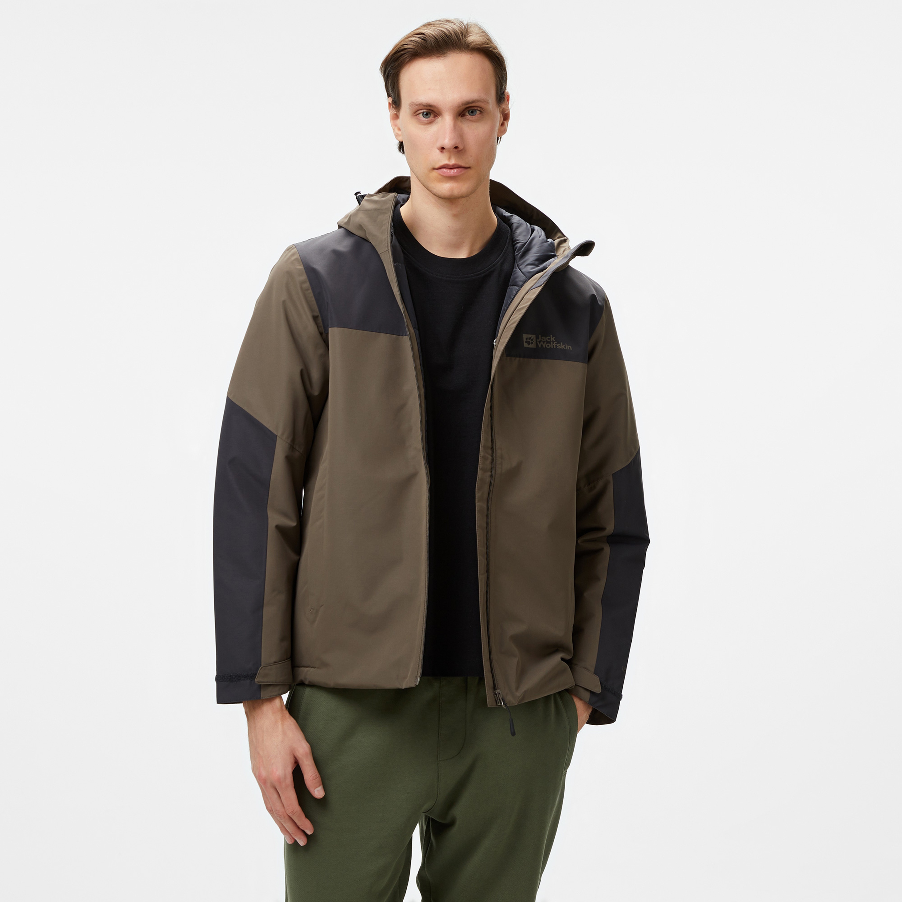 Jack Wolfskin Texapore Fiber insulated Erkek Kahverengi Ceket