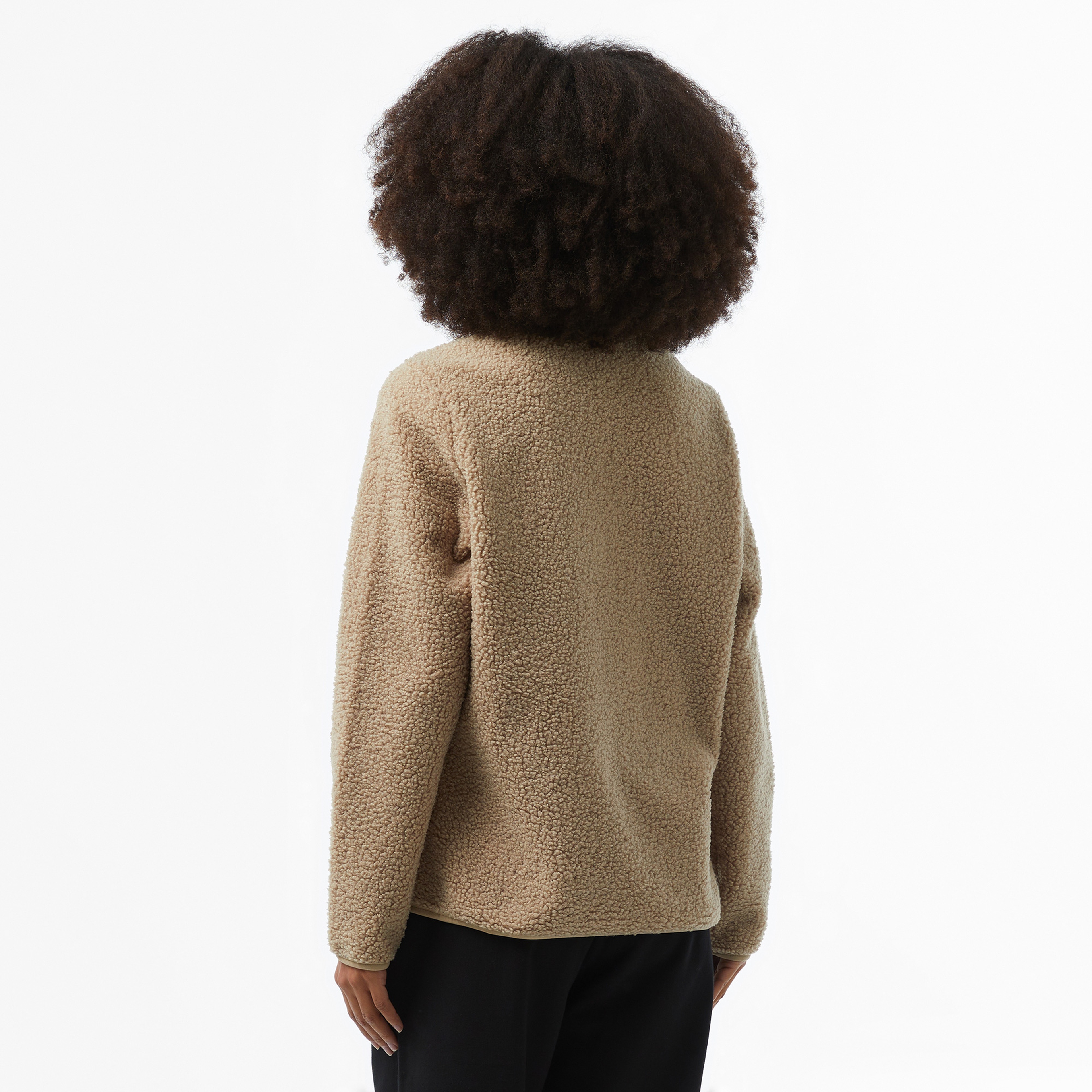 Jack Wolfskin Fleece Kadın Krem Ceket