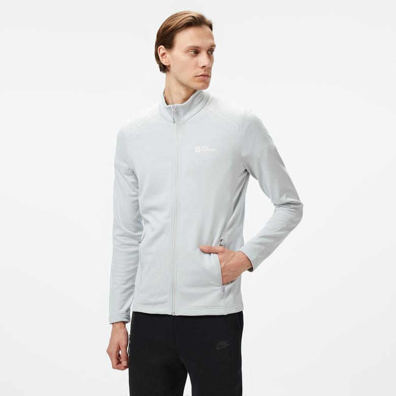 Jack Wolfskin Fleece Erkek Gri Ceket