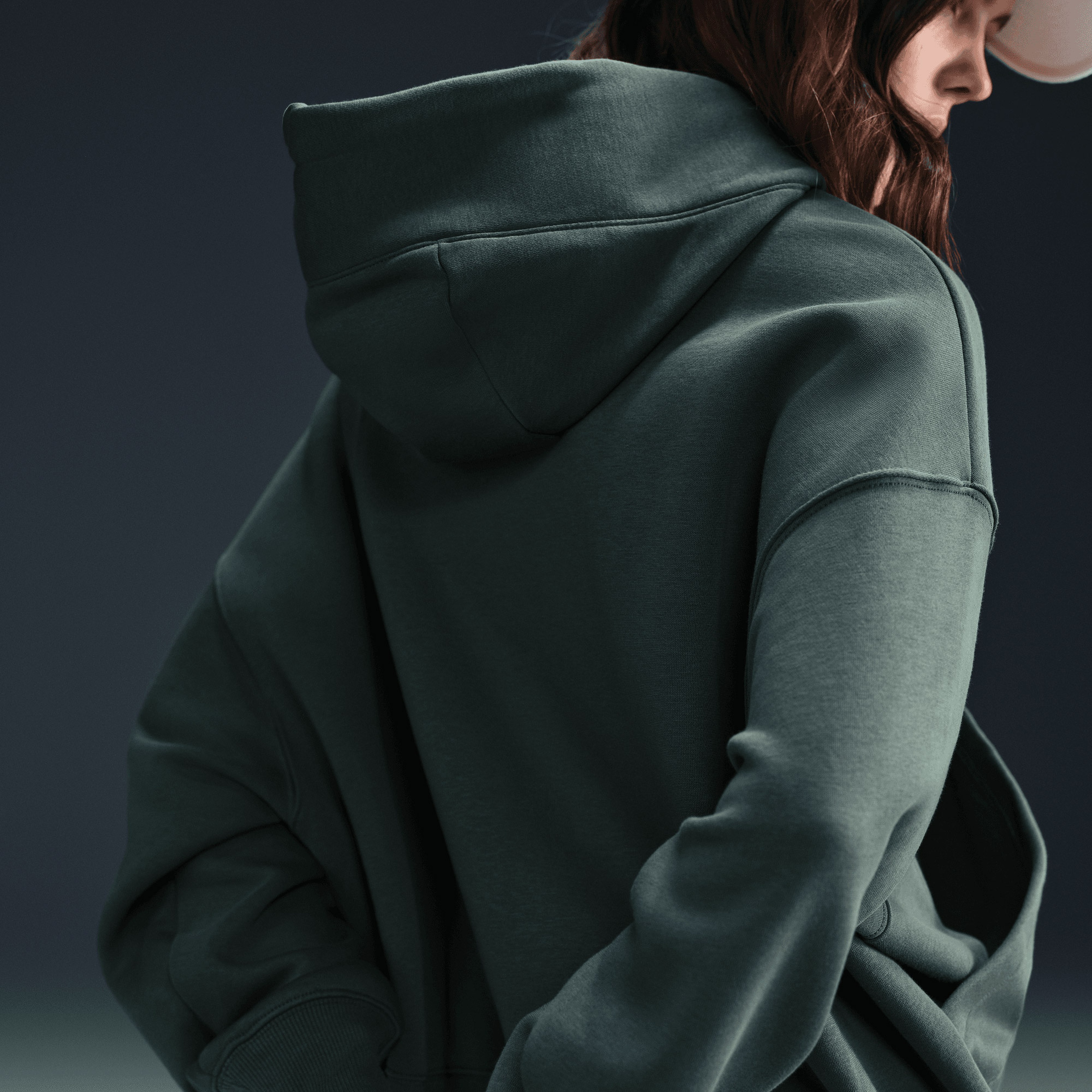 Nike Phoenix Fleece Oos Kadın Yeşil Sweatshirt