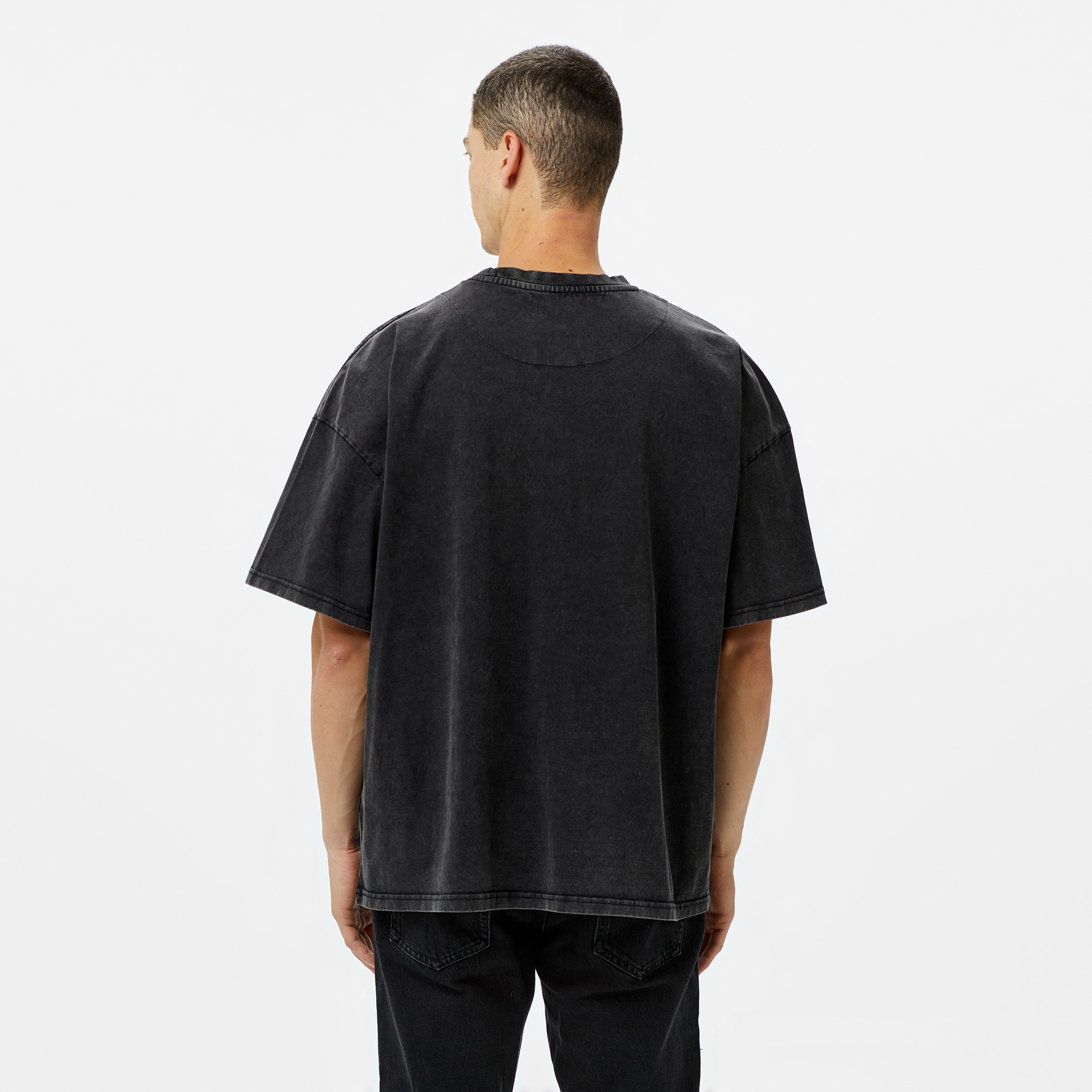 Karl Kani Og Eagle Print Erkek Lacivert T-Shirt