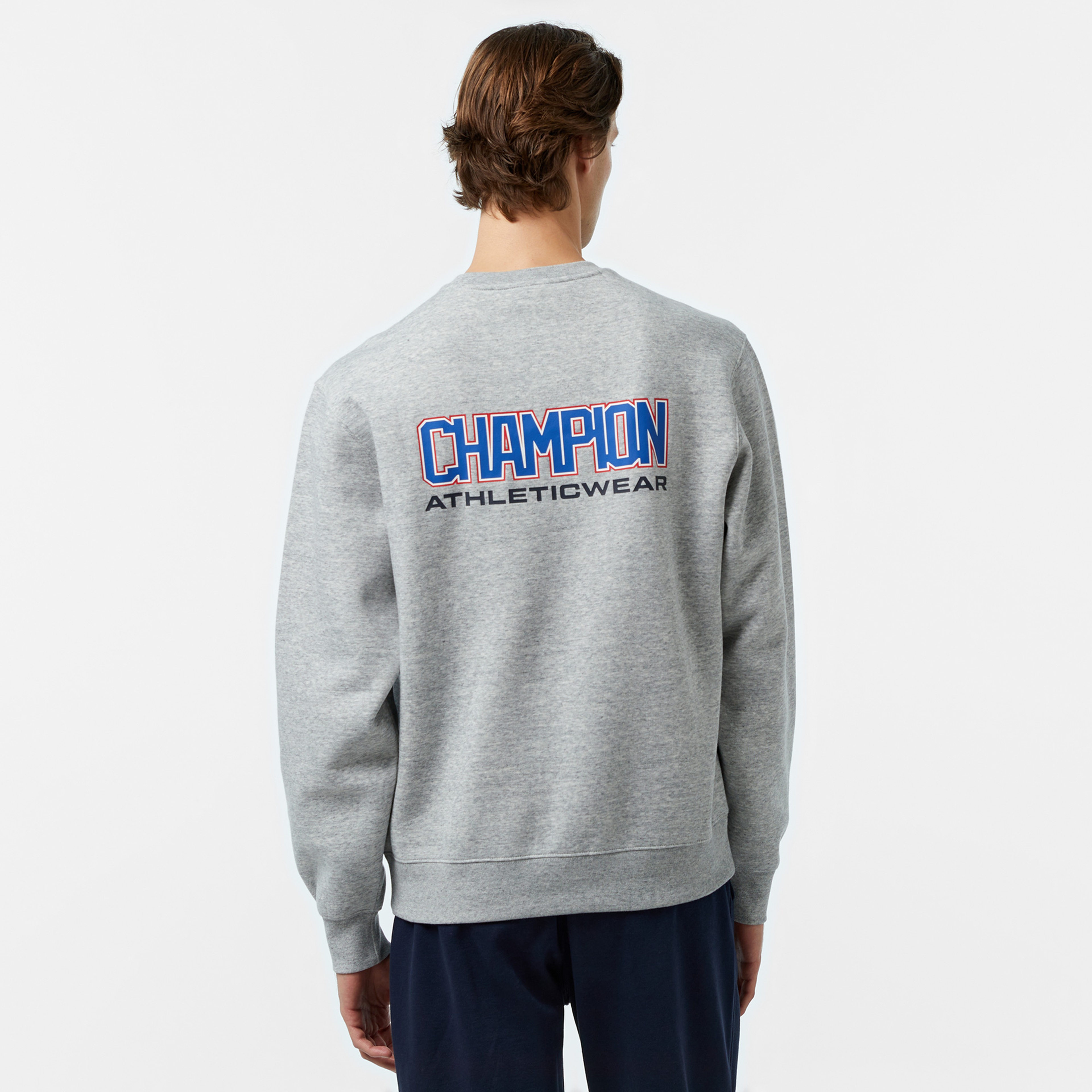 Champion Classic Erkek Gri Sweatshirt