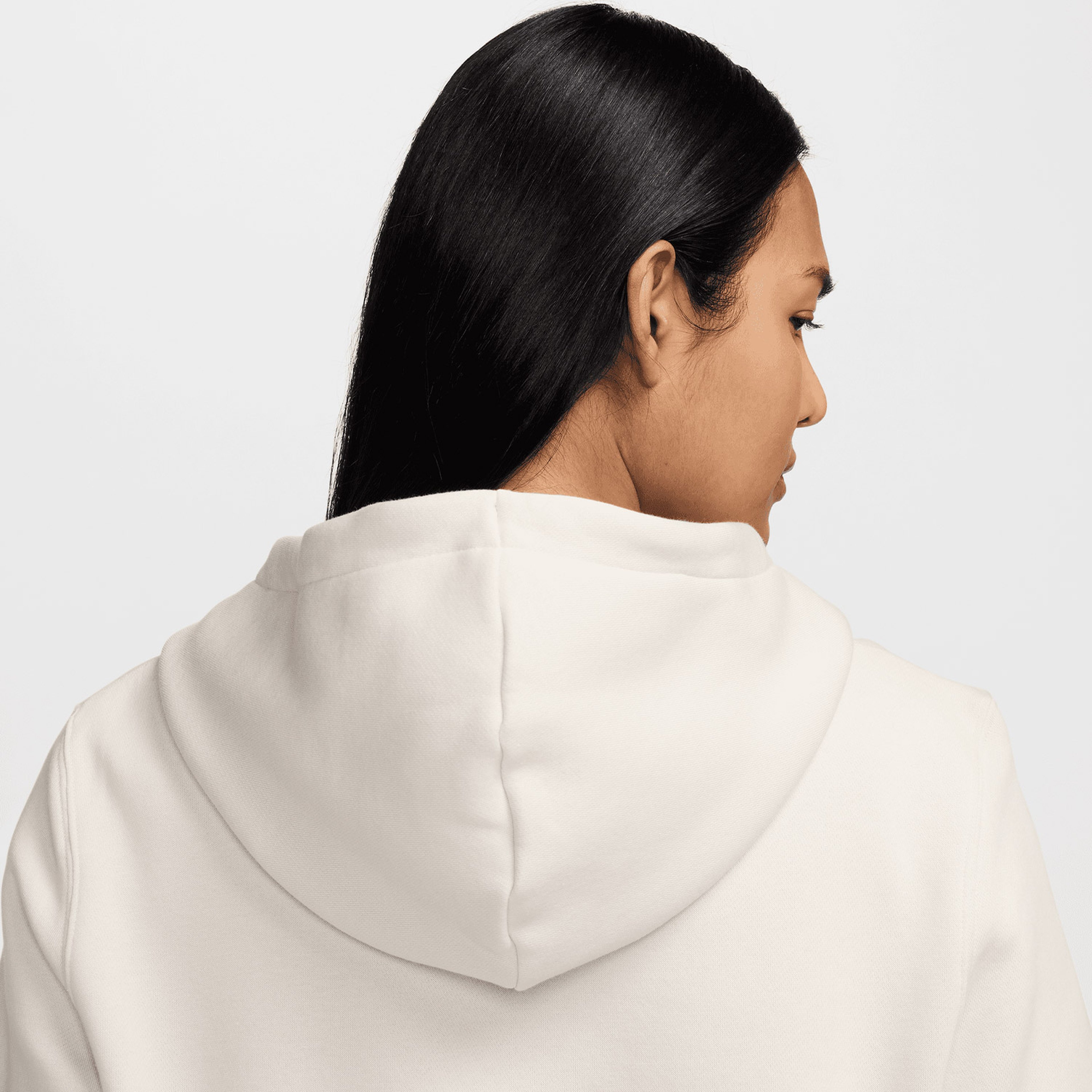 Nike Sportswear Phoenix Fleece Kadın Bej Sweatshirt