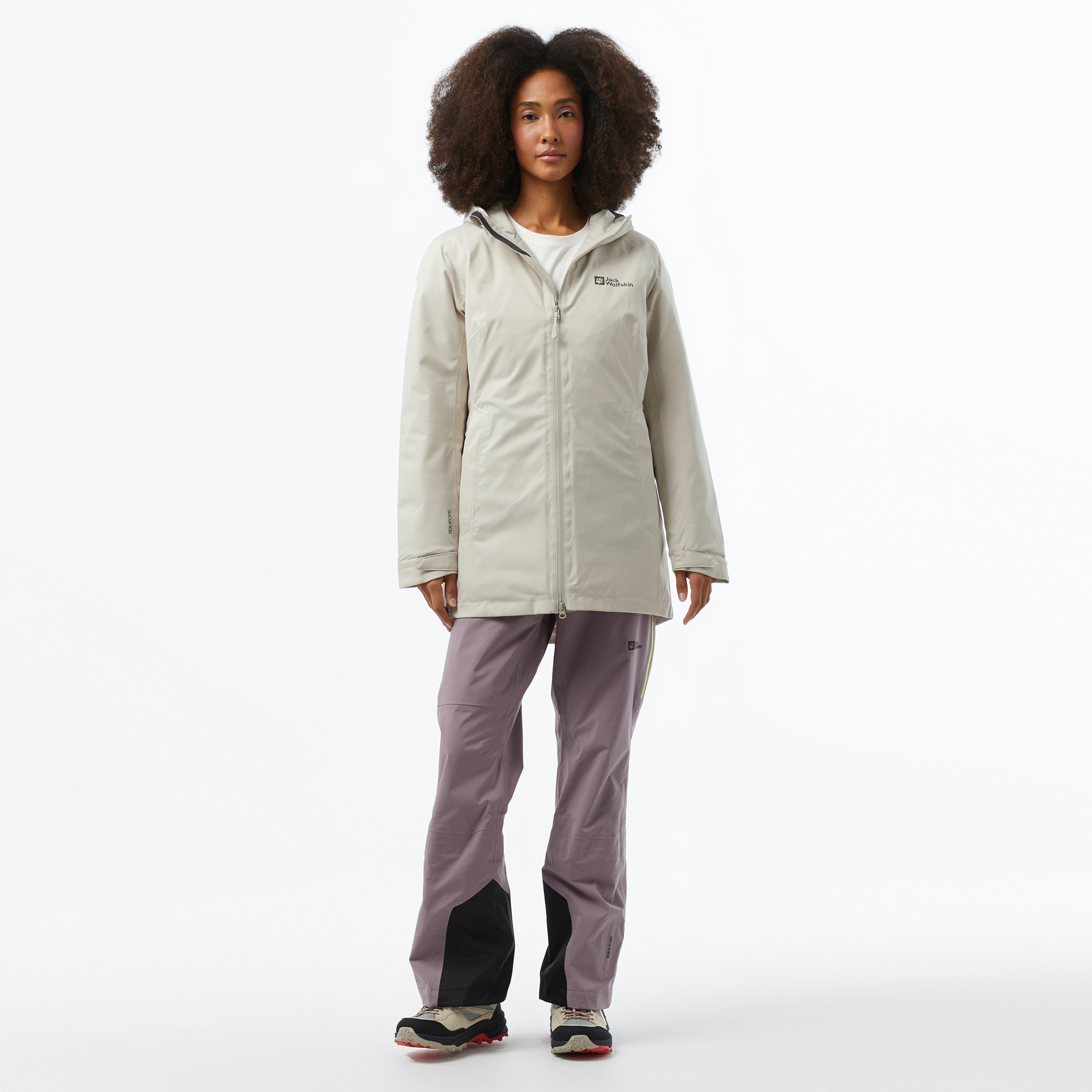 Jack Wolfskin Texapore Fiber insulated Kadın Gri Ceket