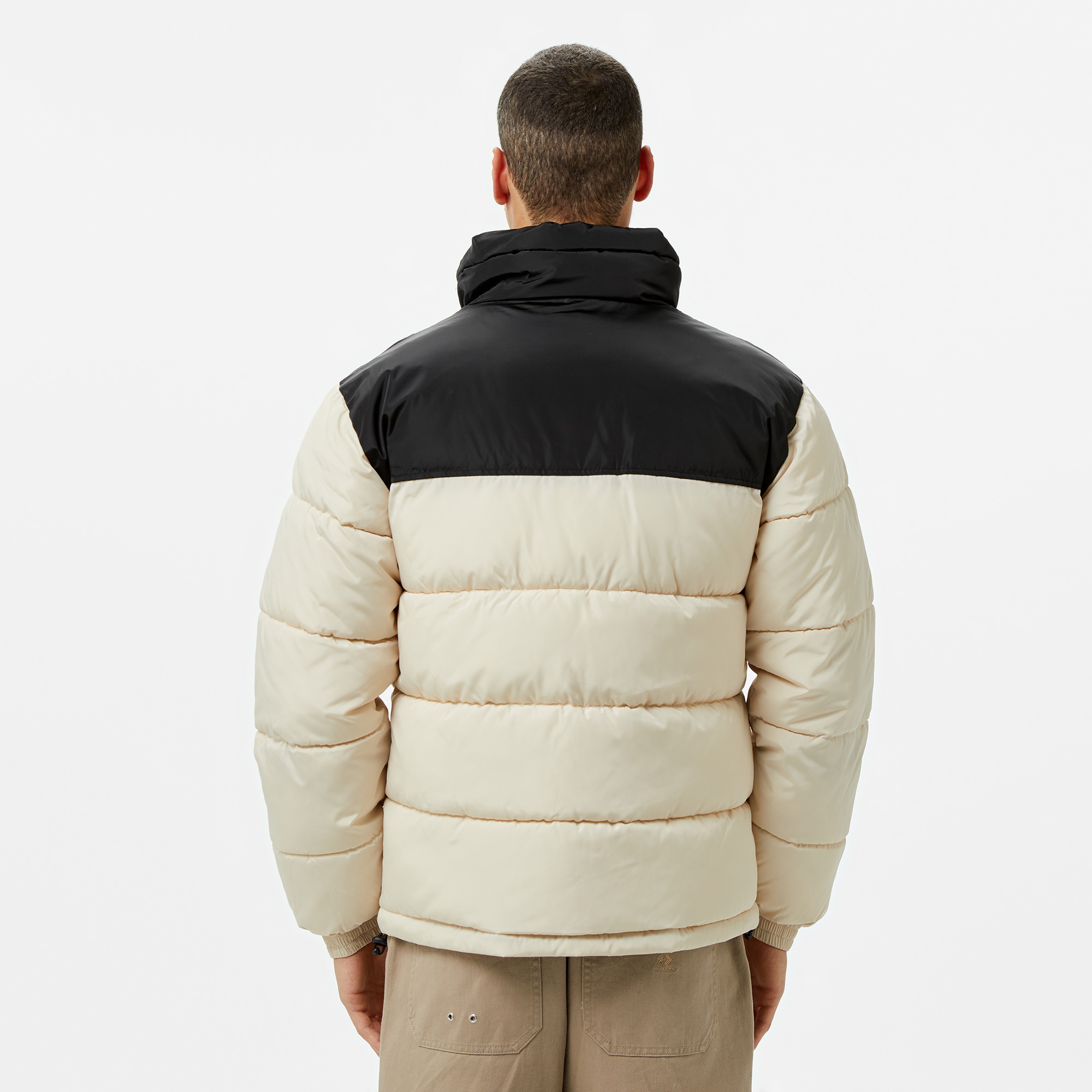 Karl Kani Retro Essential Puffer  Erkek Krem Mont