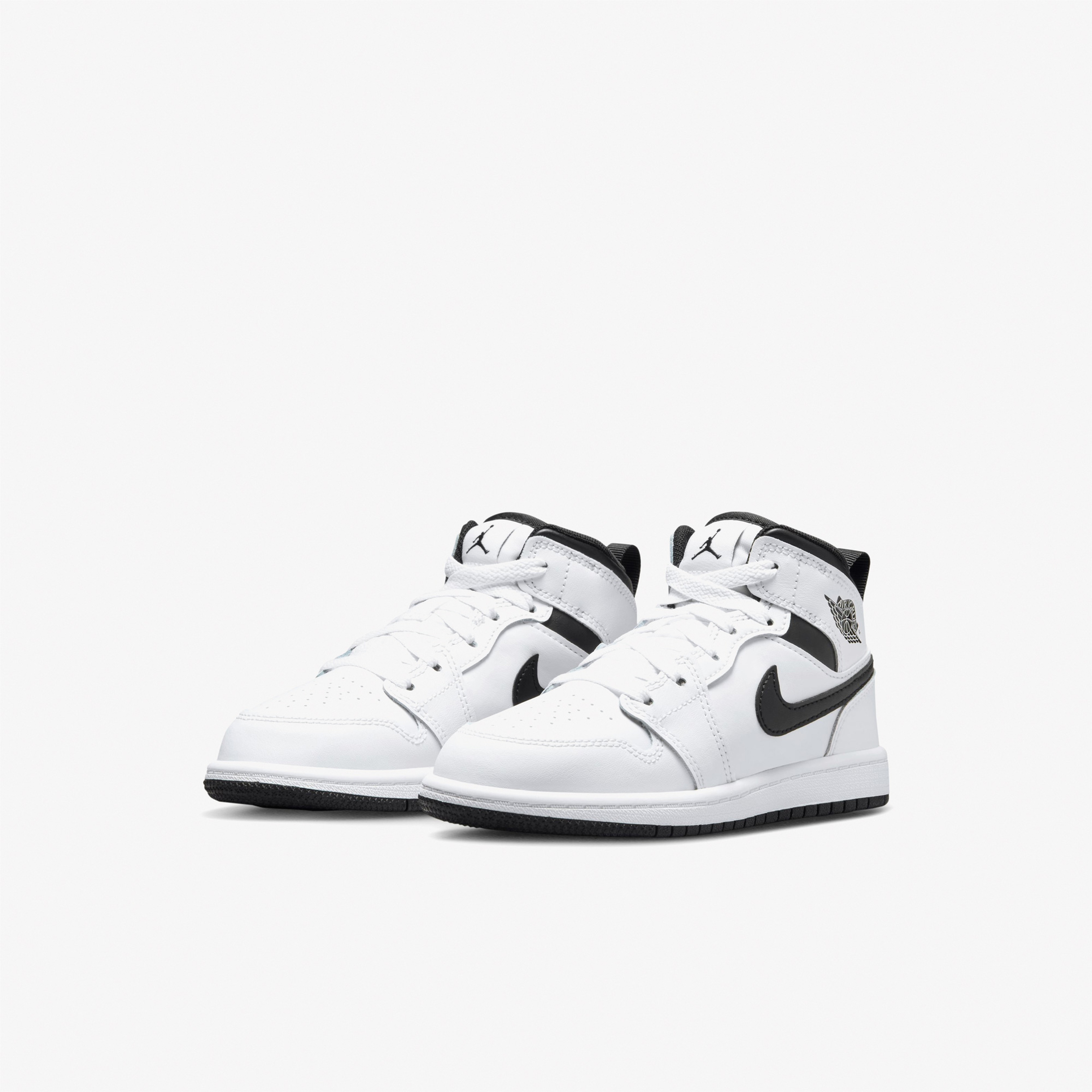 Jordan 1 Mid Çocuk Beyaz Spor Ayakkabı