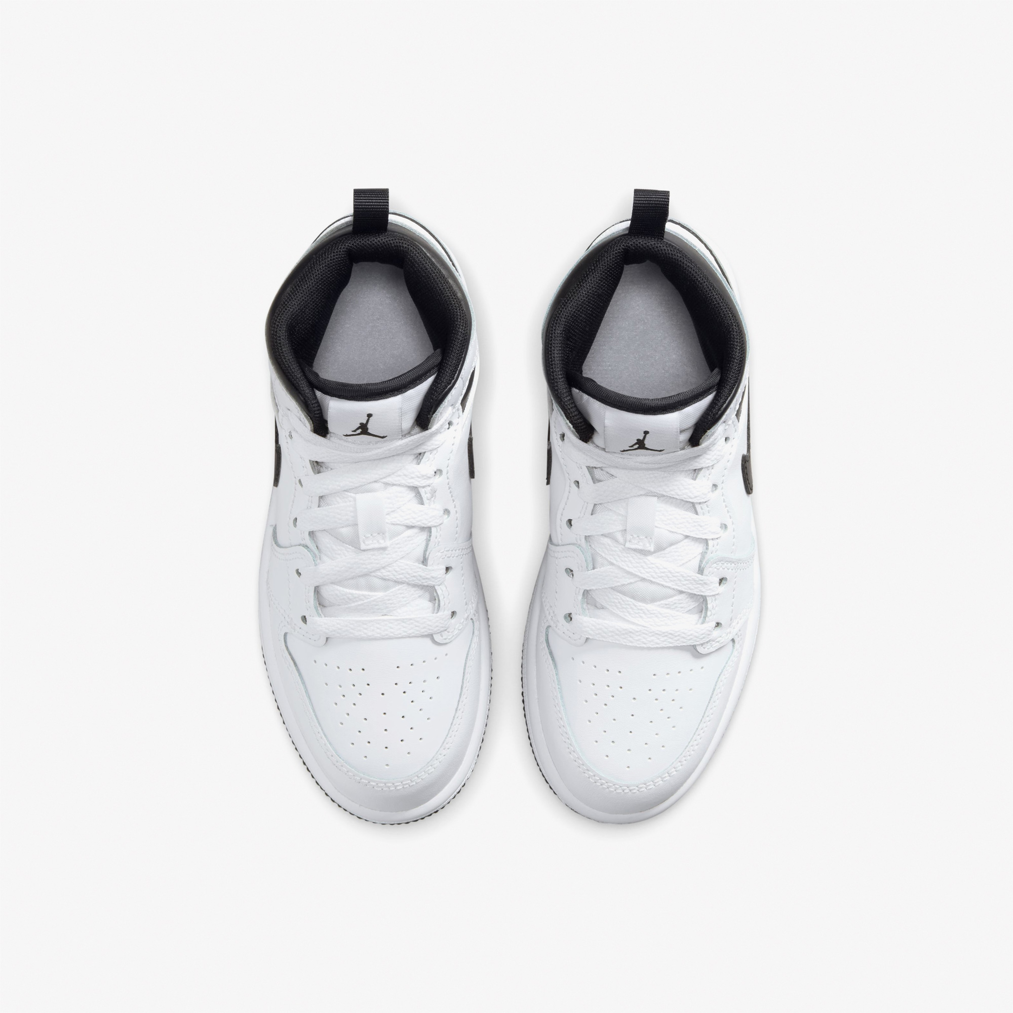 Jordan 1 Mid Çocuk Beyaz Spor Ayakkabı