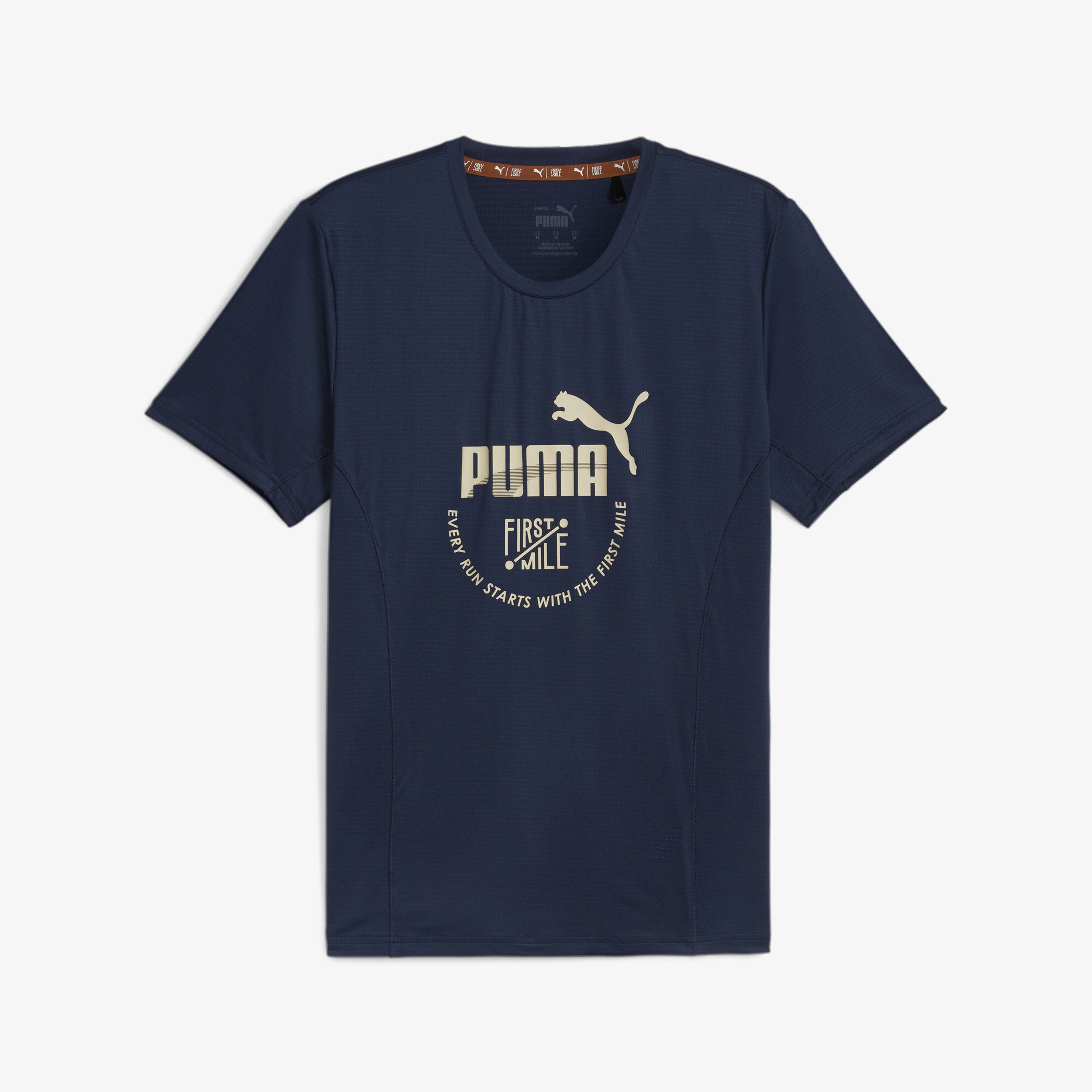 Puma First Mile Erkek Lacivert T-Shirt