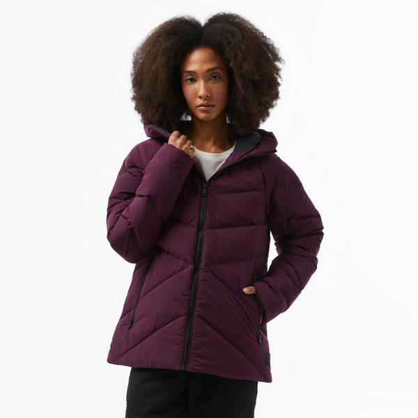 Jack Wolfskin Down insulated Kadın Bordo Mont