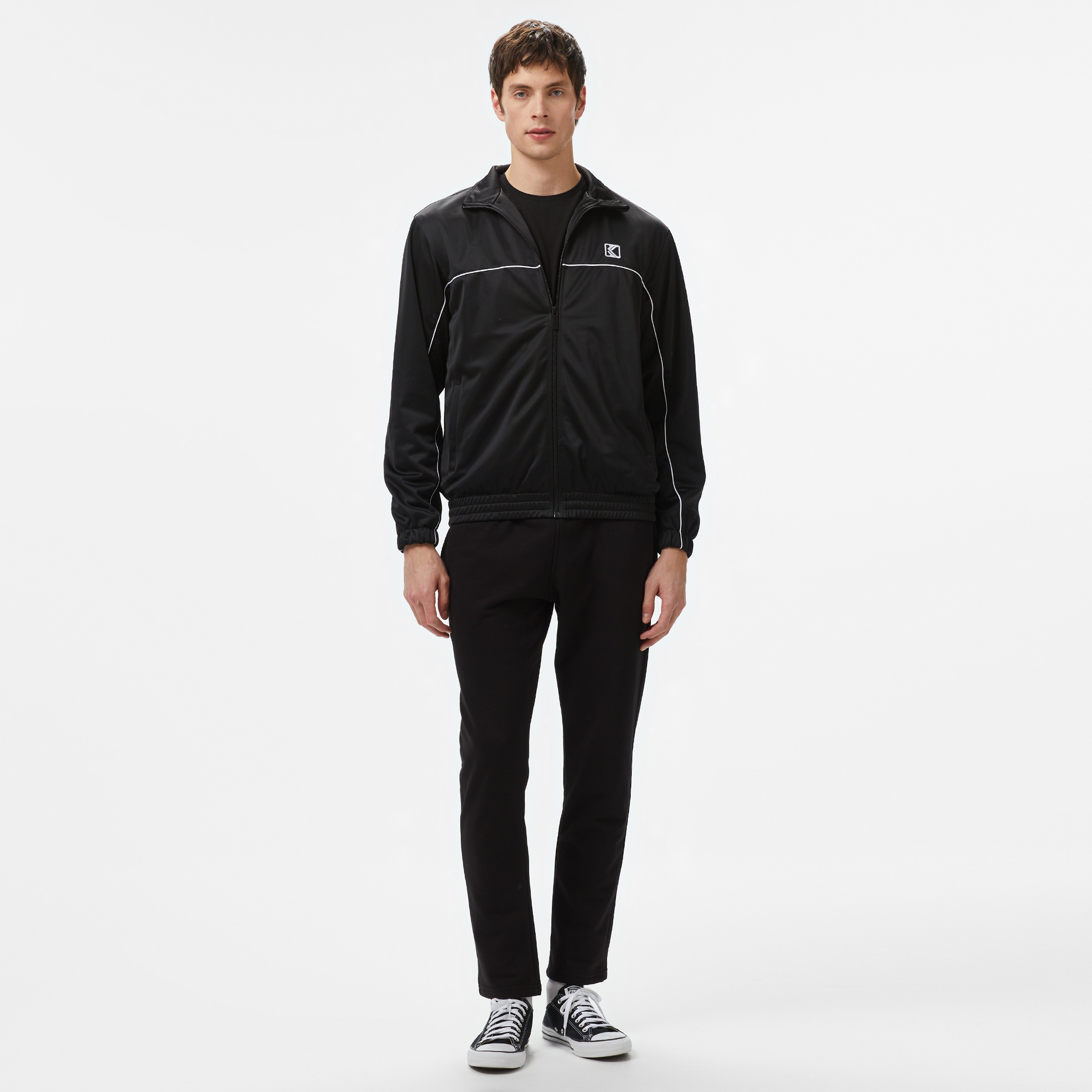 Karl Kani Og Track Erkek Siyah Ceket