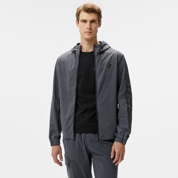 Guess Steno Nylon Stretch Erkek Siyah Rüzgarlık