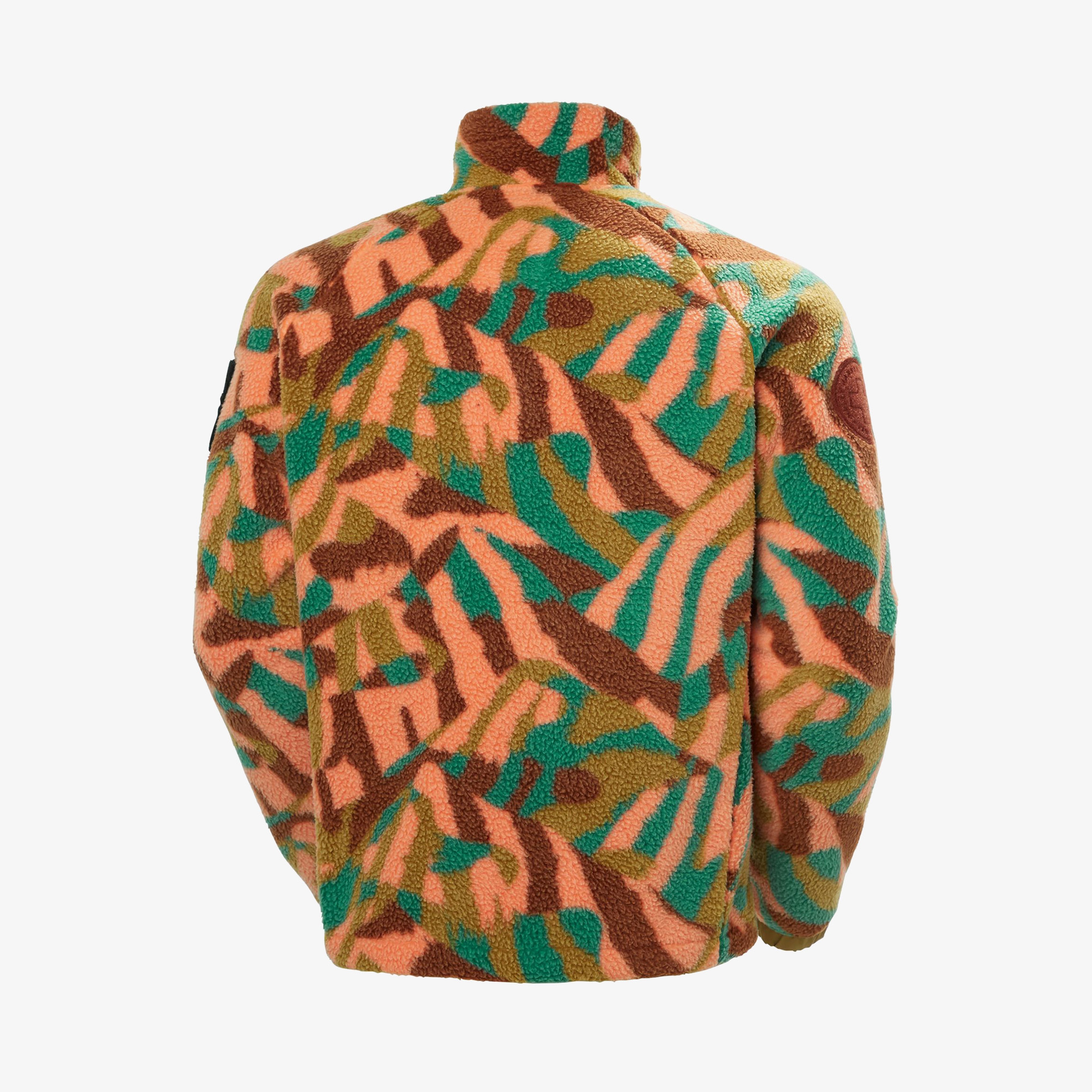 Helly Hansen Panorama Prınted Pile Snap Erkek Turuncu Polar