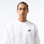 Nike Sportswear Club Crew Erkek Beyaz Sweatshirt
