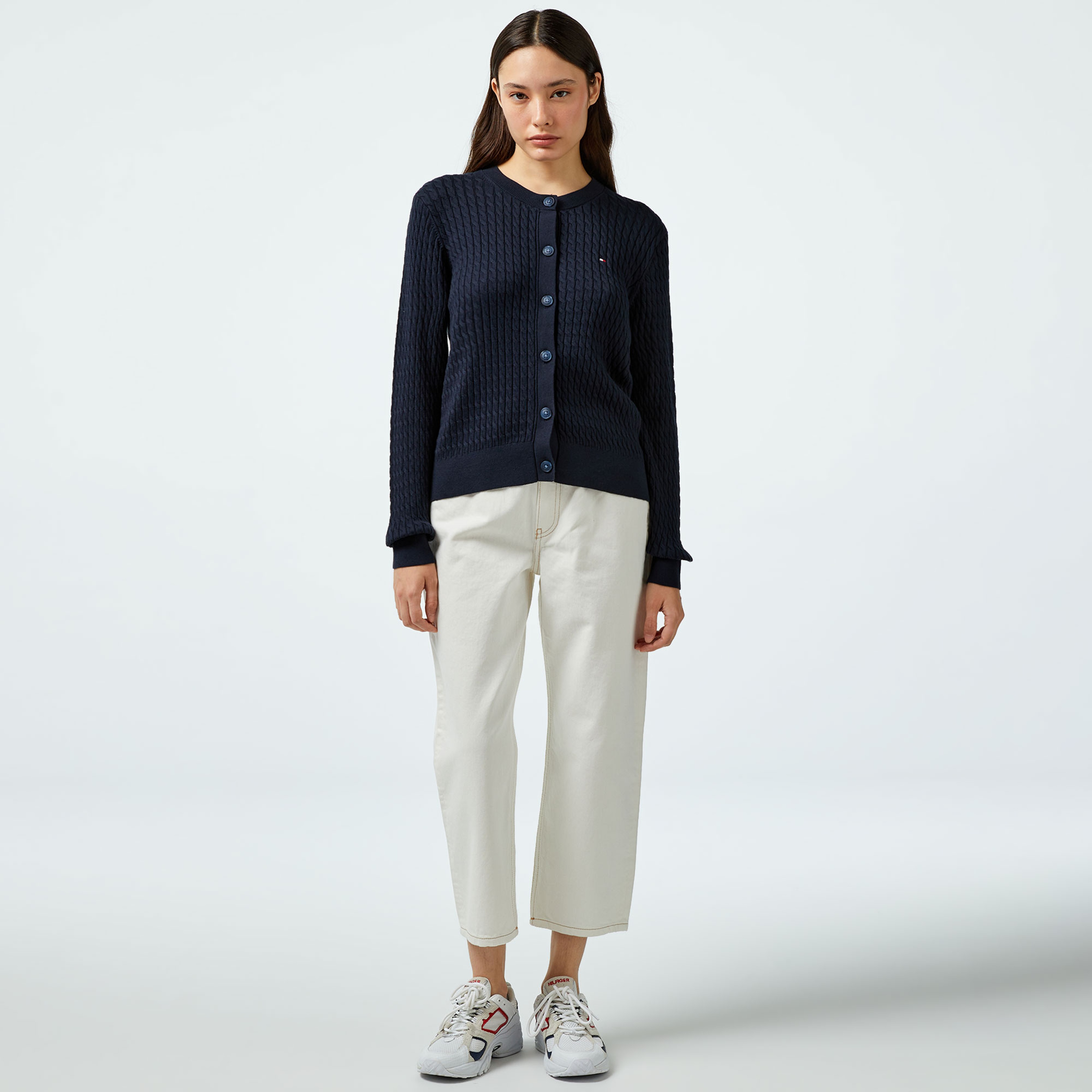 Tommy Hilfiger Classic Straight Kadın Krem Jean