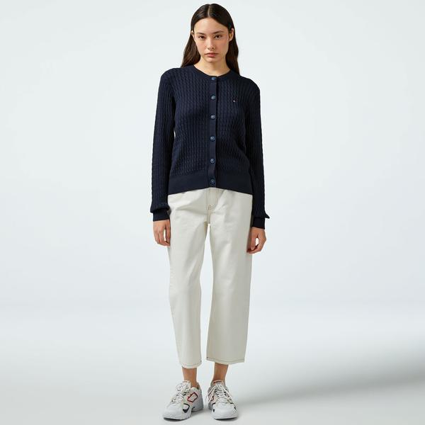 Tommy Hilfiger Classic Straight Kadın Krem Jean