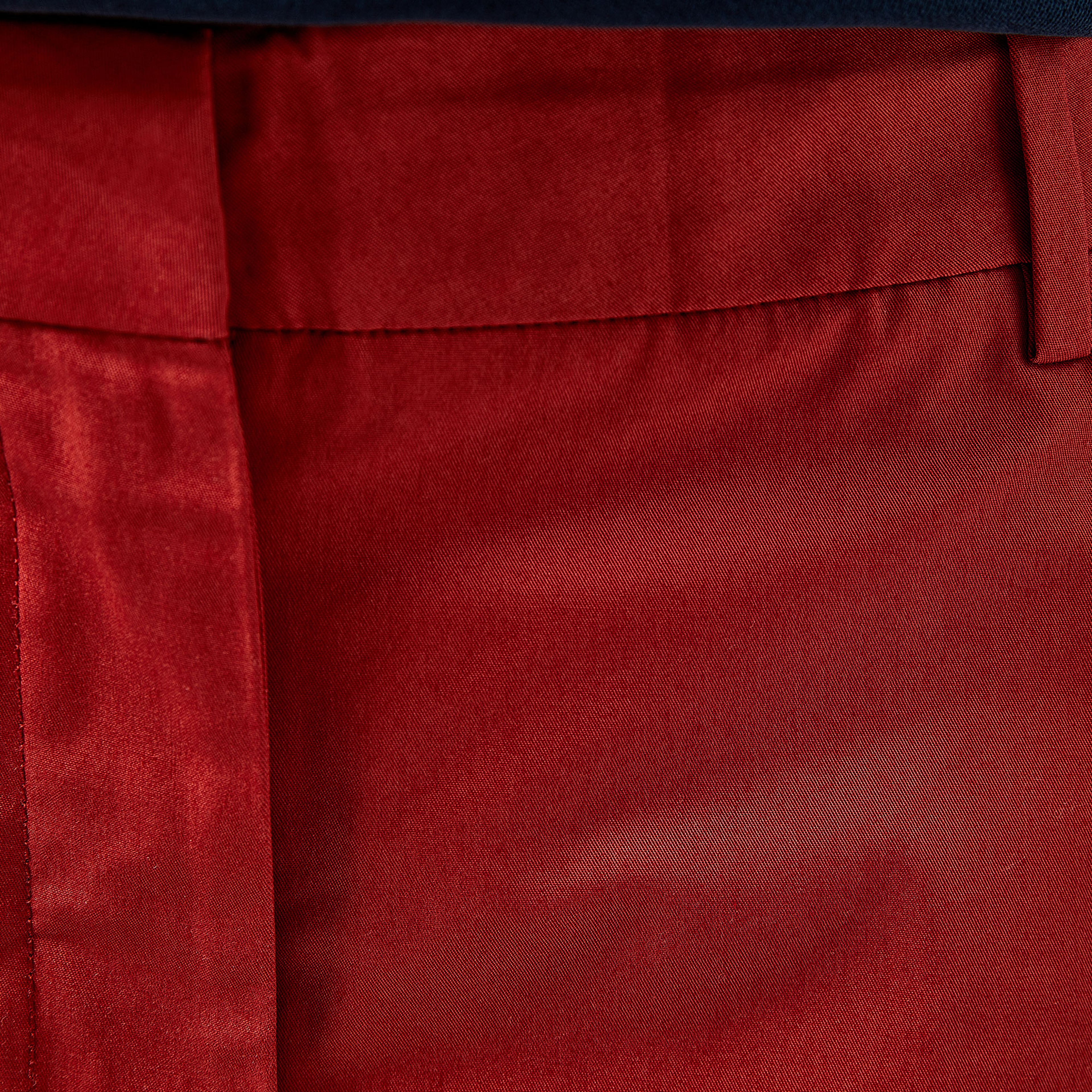 Tommy Hilfiger Slim Straight Kadın Kırmızı Chino Pantolon