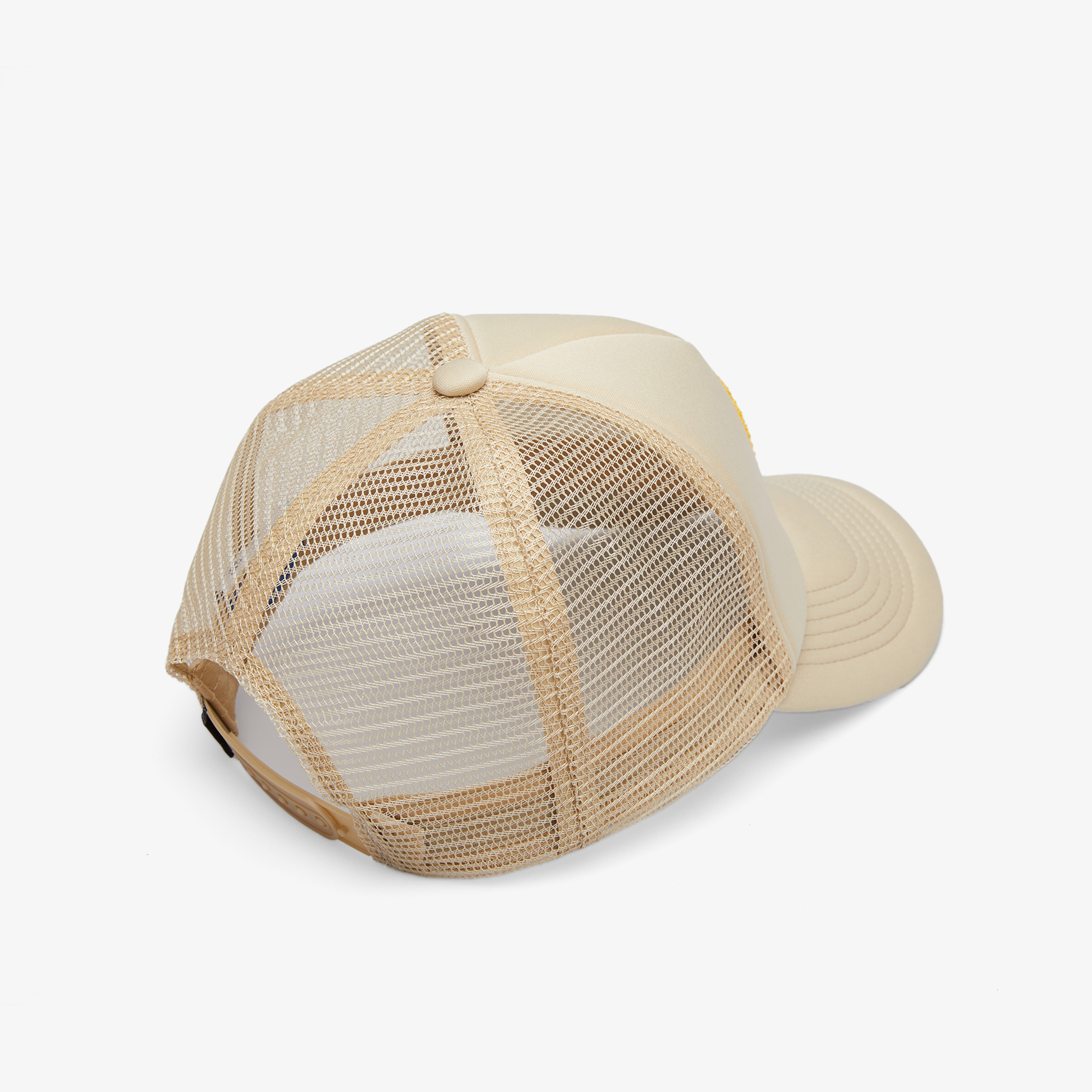 Market Smiley Upside Down Erkek Krem Şapka