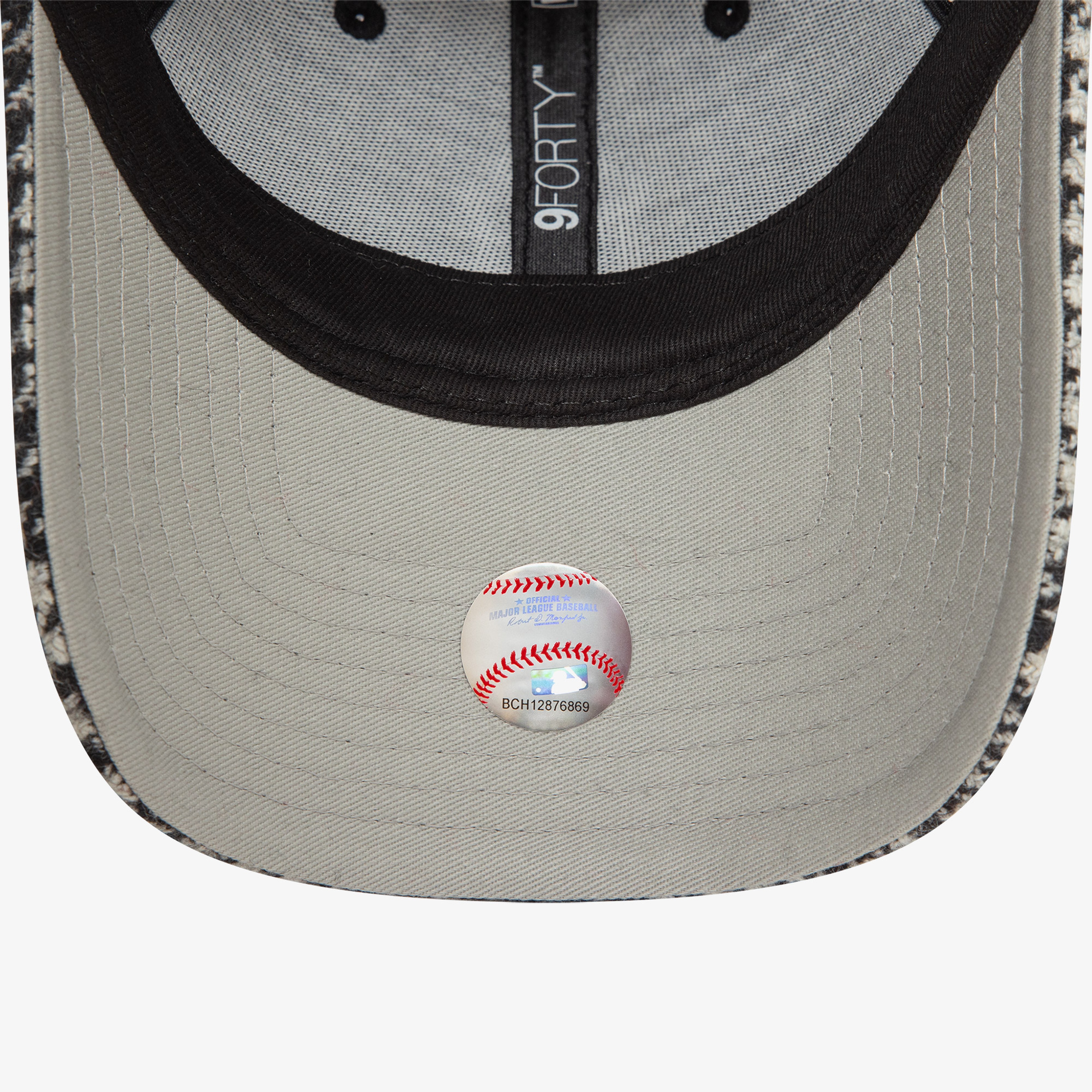 New Era Houndstooth 9Forty Neyyan Blkwhi Kadın Siyah Şapka