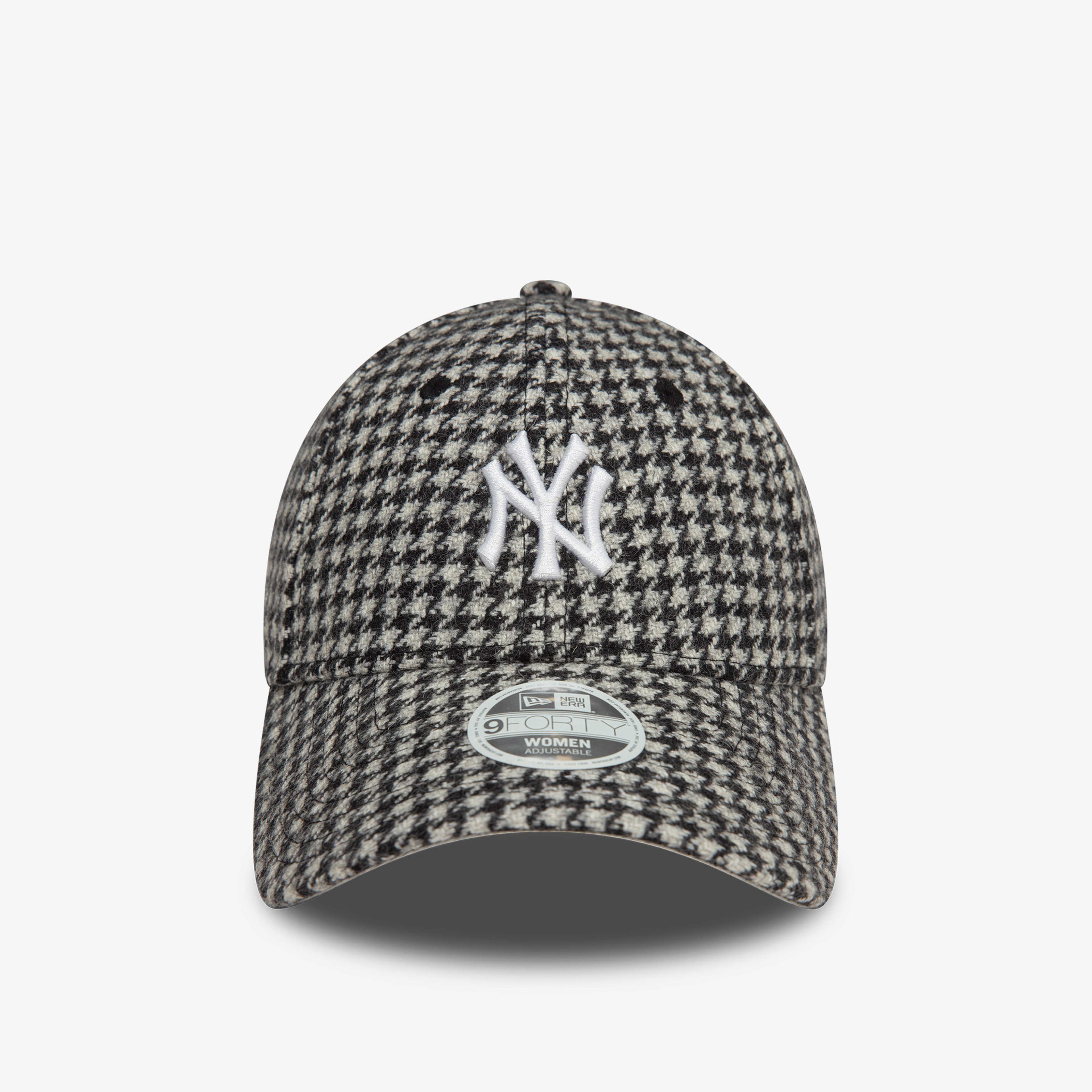 New Era Houndstooth 9Forty Neyyan Blkwhi Kadın Siyah Şapka