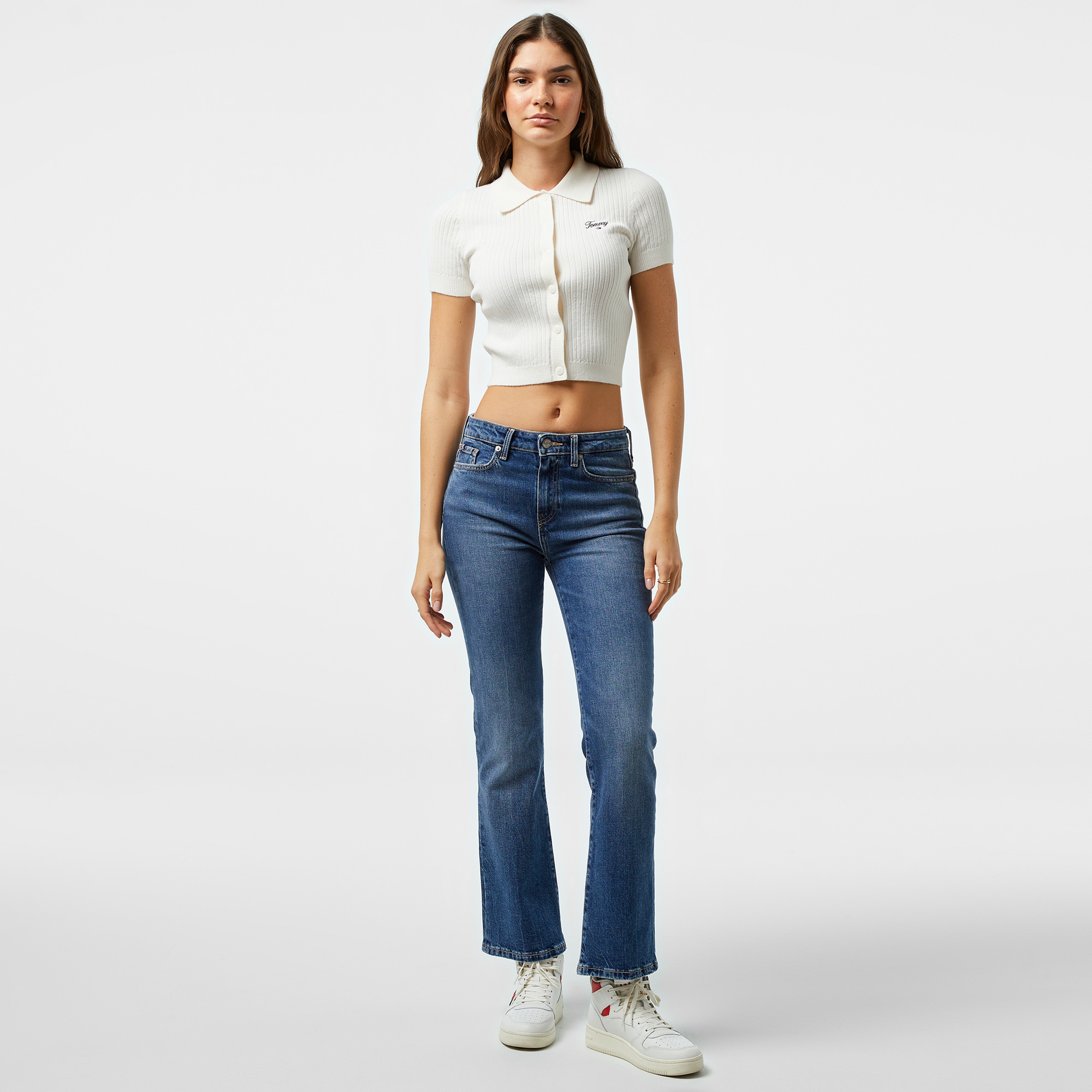 Tommy Hilfiger Kadın Mavi Jean