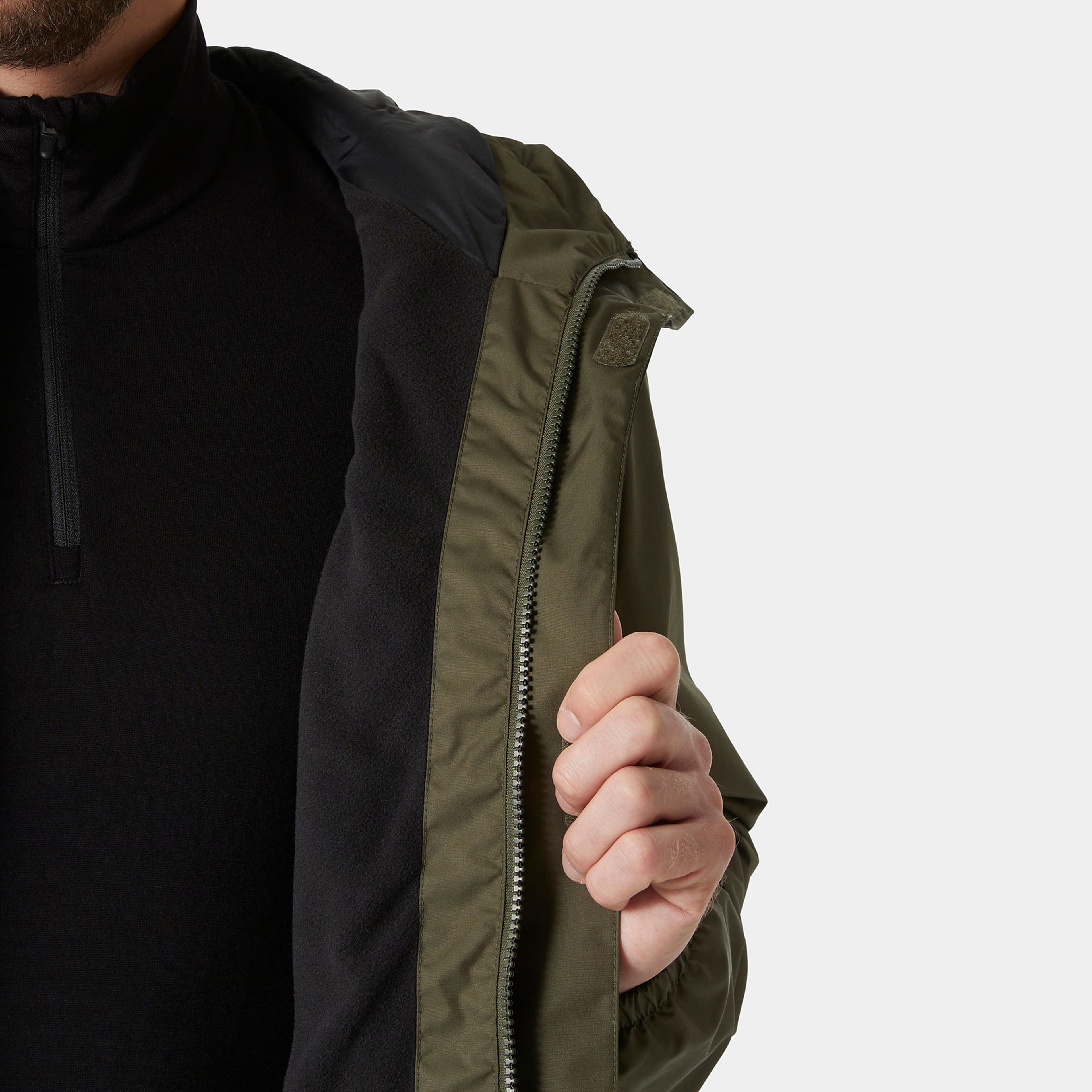 Helly Hansen Vancouver Fleece Erkek Yeşil Outdoor Ceket