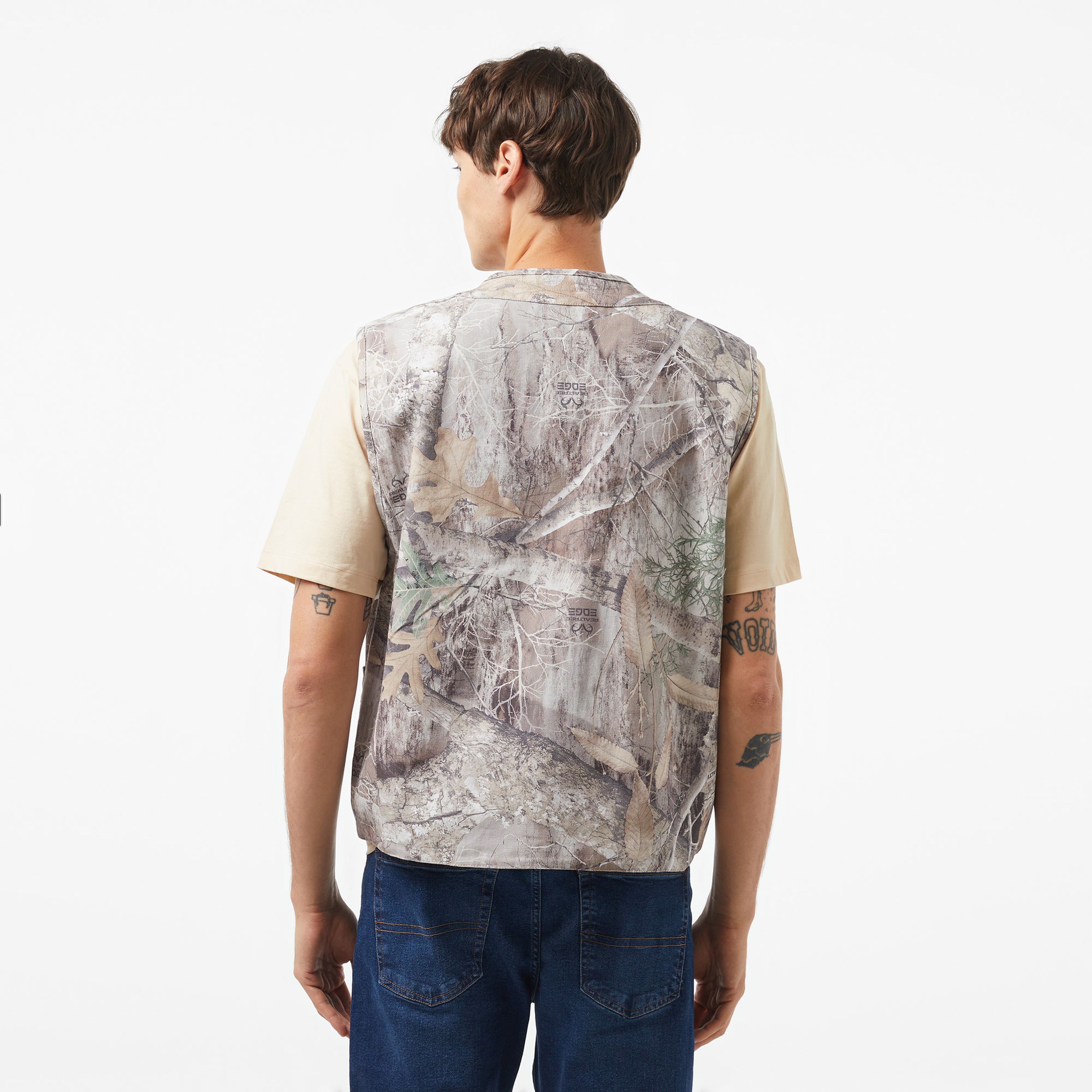 Guess Go Realtree Tactical Go Realtree Canvas Erkek Mavi Yelek