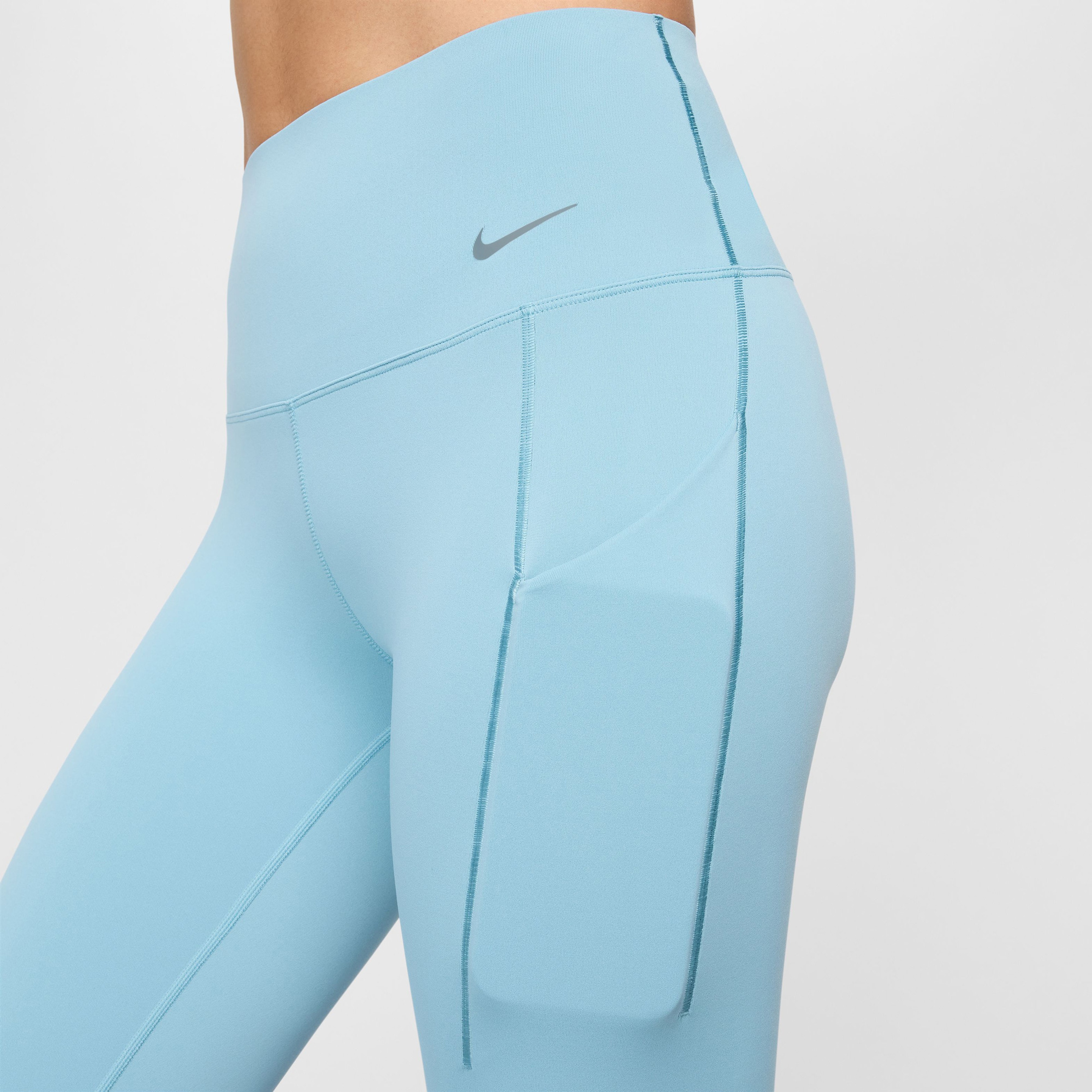 Nike Dri-Fit Universa Kadın Mavi Tayt