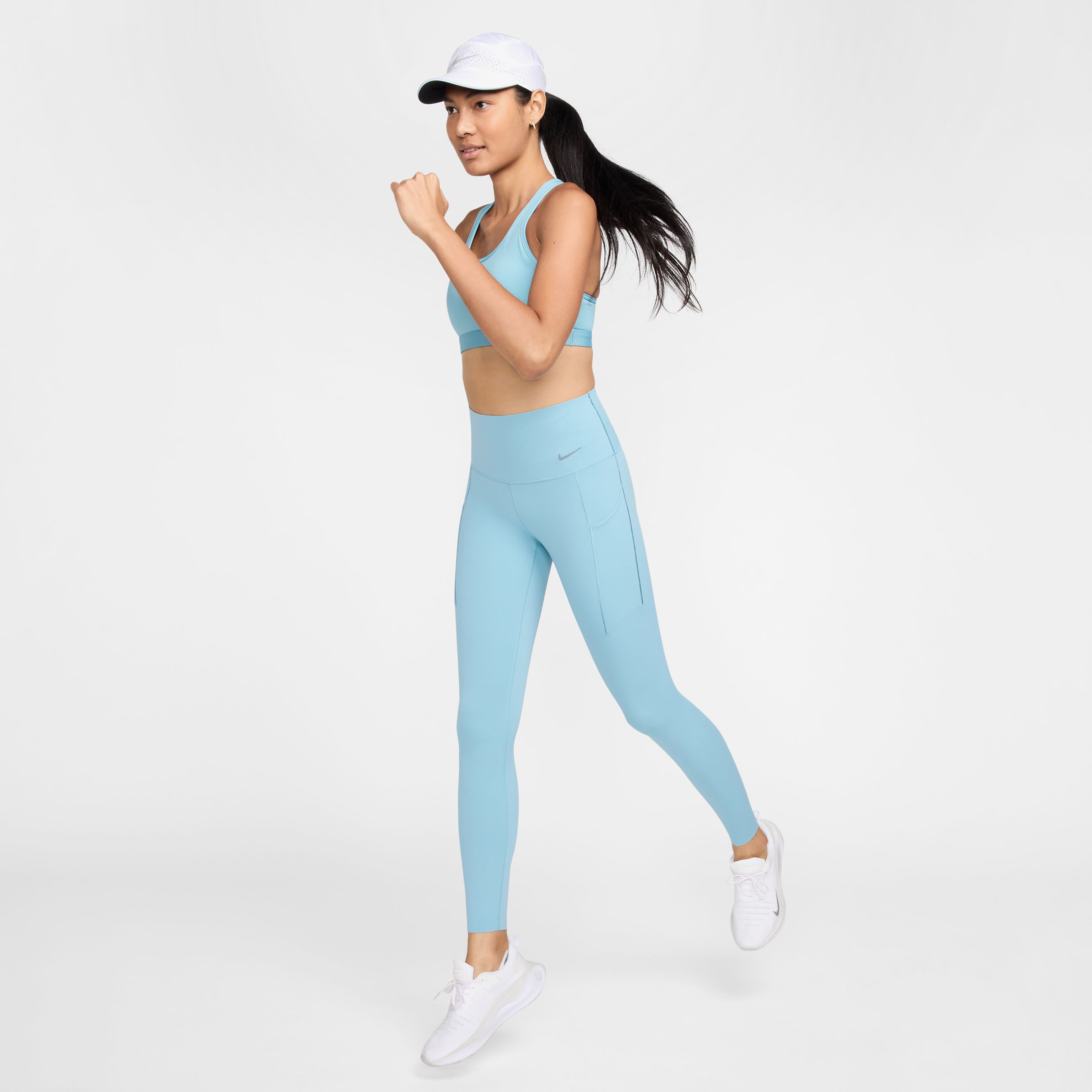 Nike Dri-Fit Universa Kadın Mavi Tayt