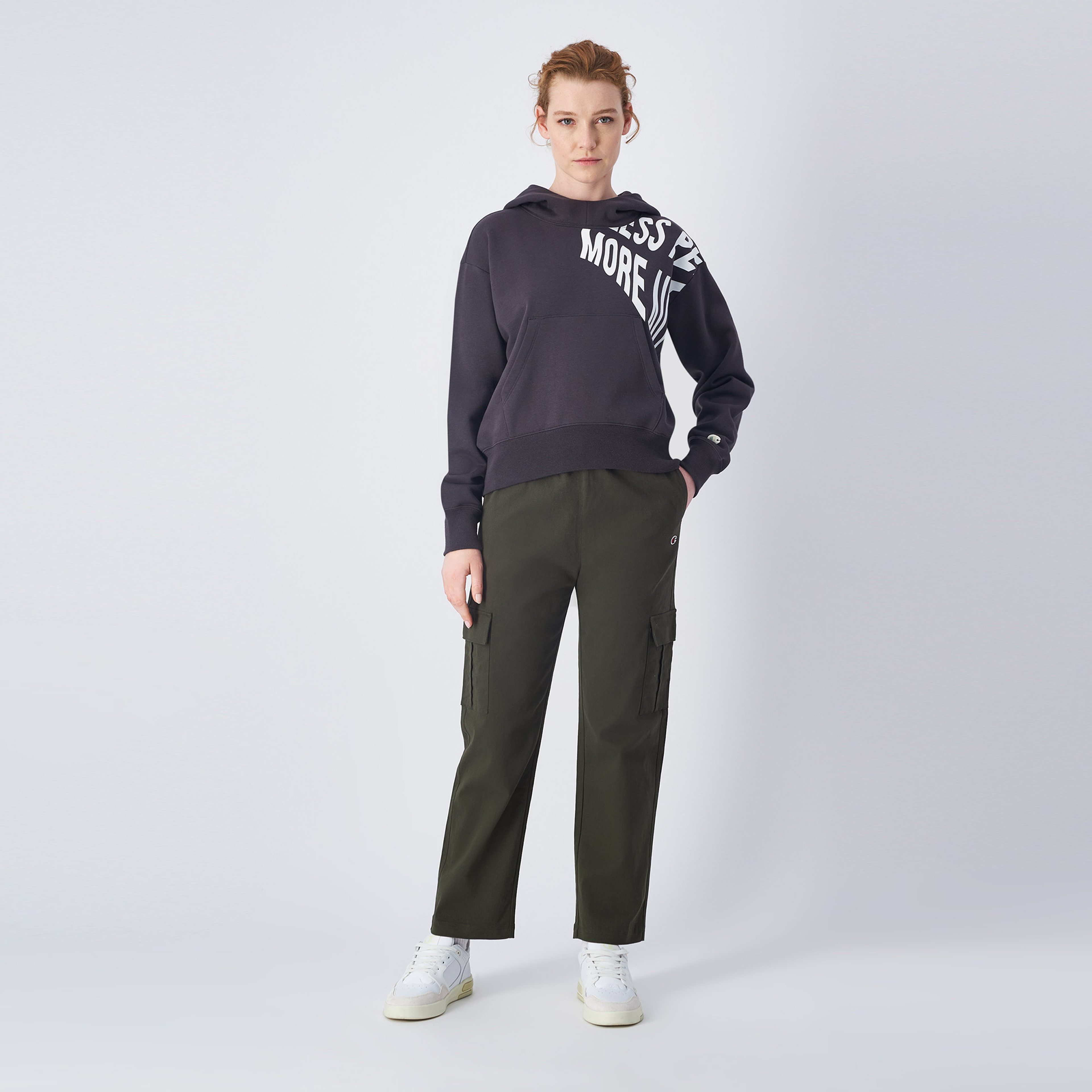 Champion Kadın Siyah Sweatshirt