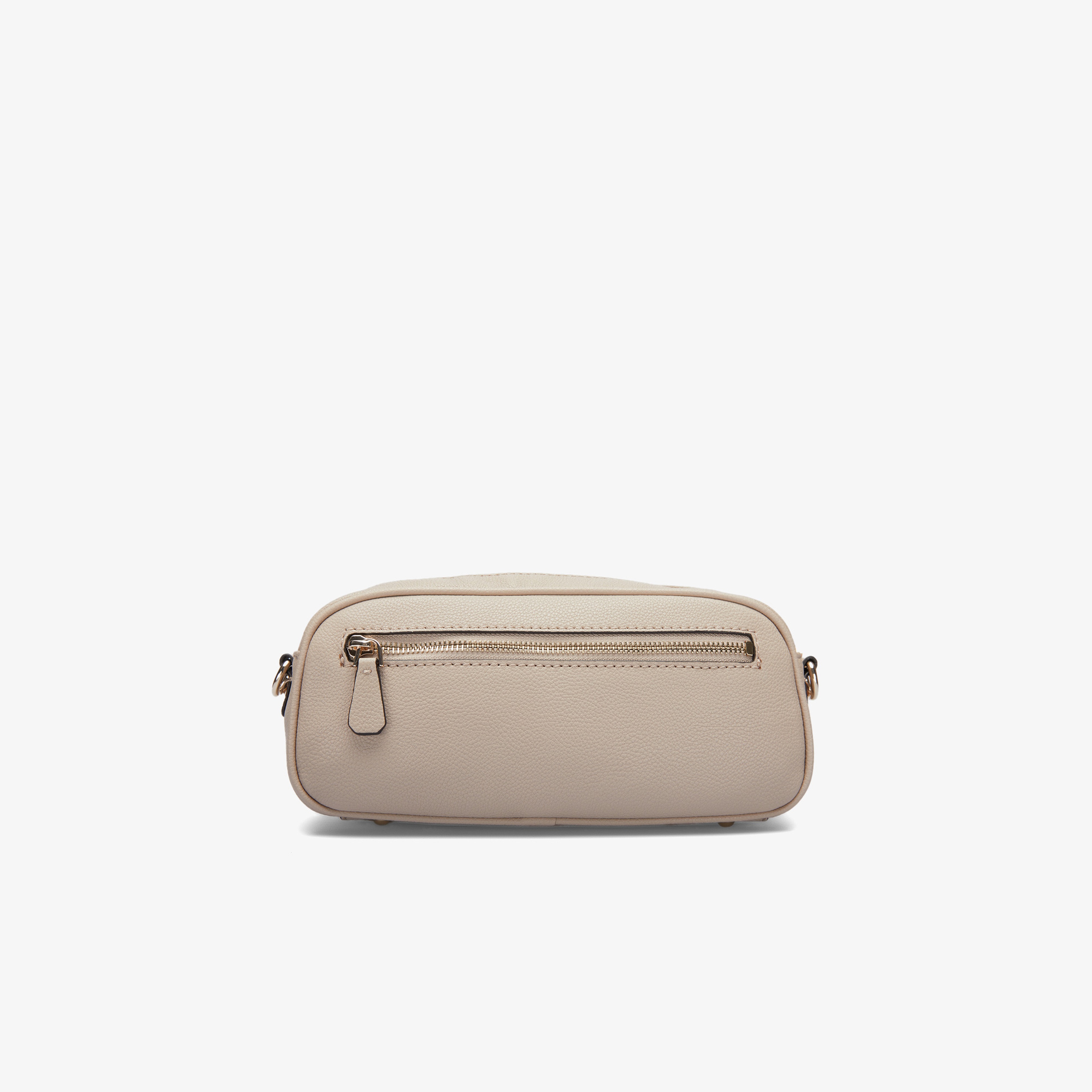 Guess Power Play Tech Tote Canal Crossbody Top Zip Kadın Kahverengi Çapraz Askılı Çanta
