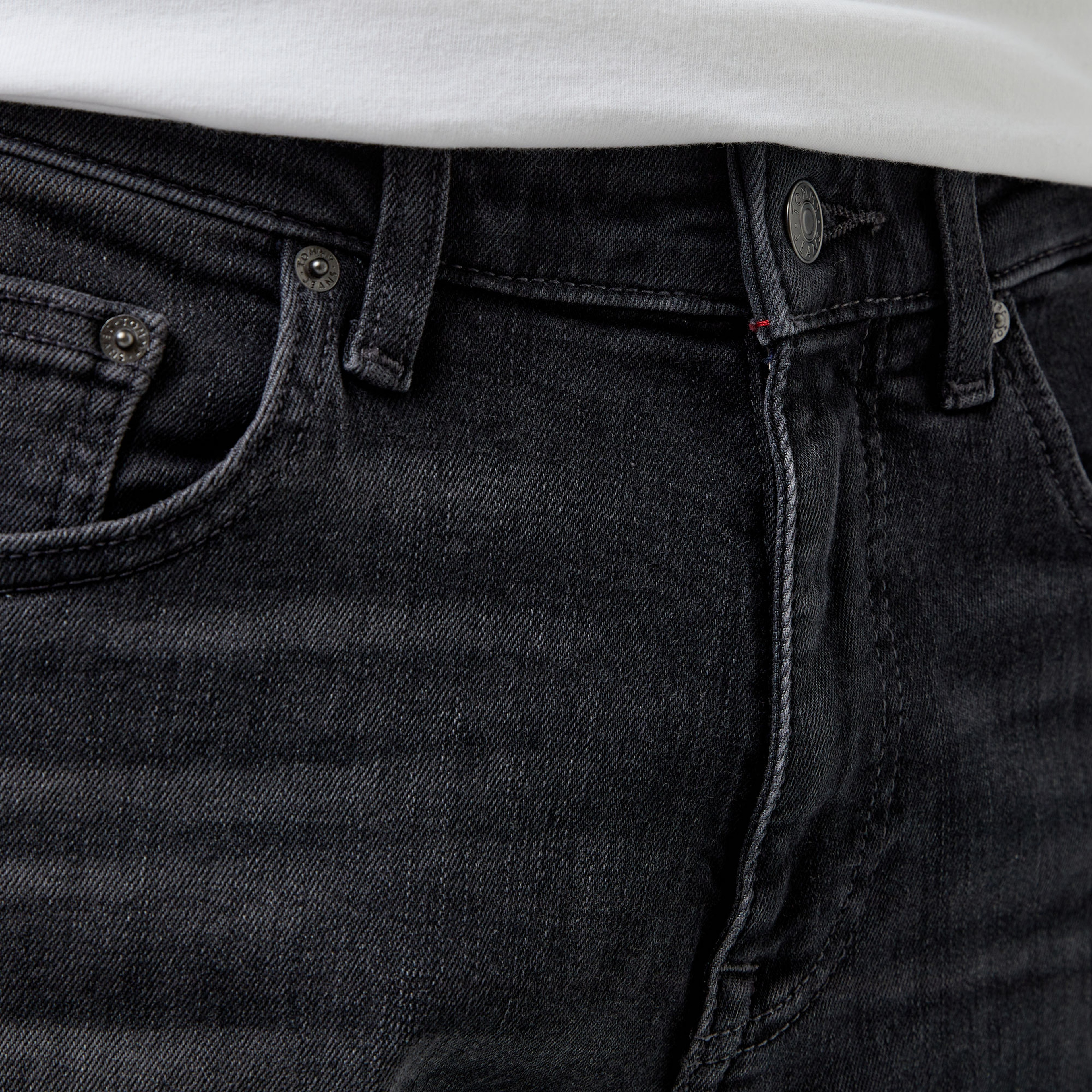 Tommy Hilfiger Jeans Scanton Slim Erkek Siyah Jean