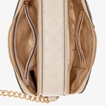 Guess Deesa Logovrtible Imogene Crossbody Bucket Kadın Ekru Çapraz Askılı Çanta