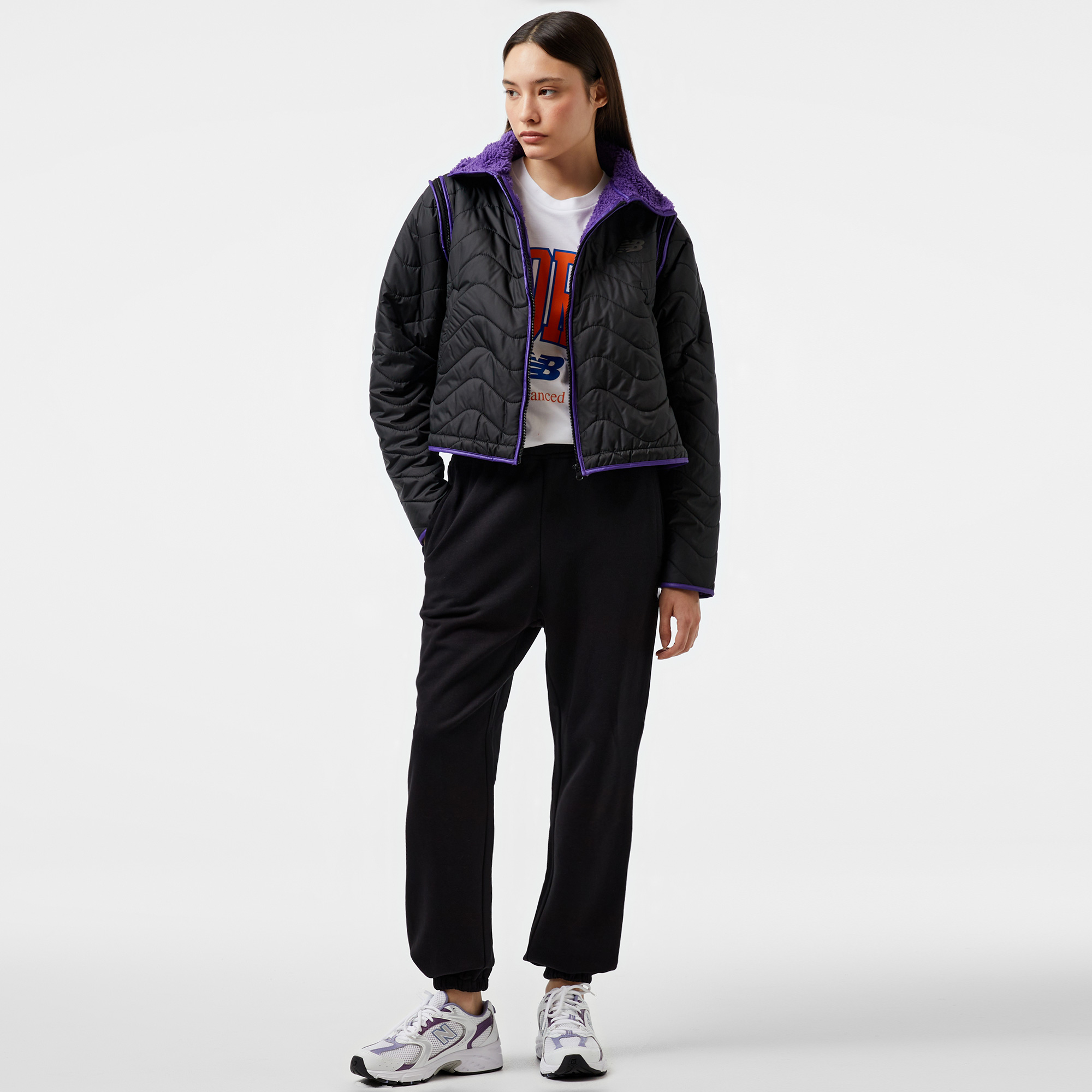 New Balance WNJ3370 Lifestyle Kadın Siyah Ceket