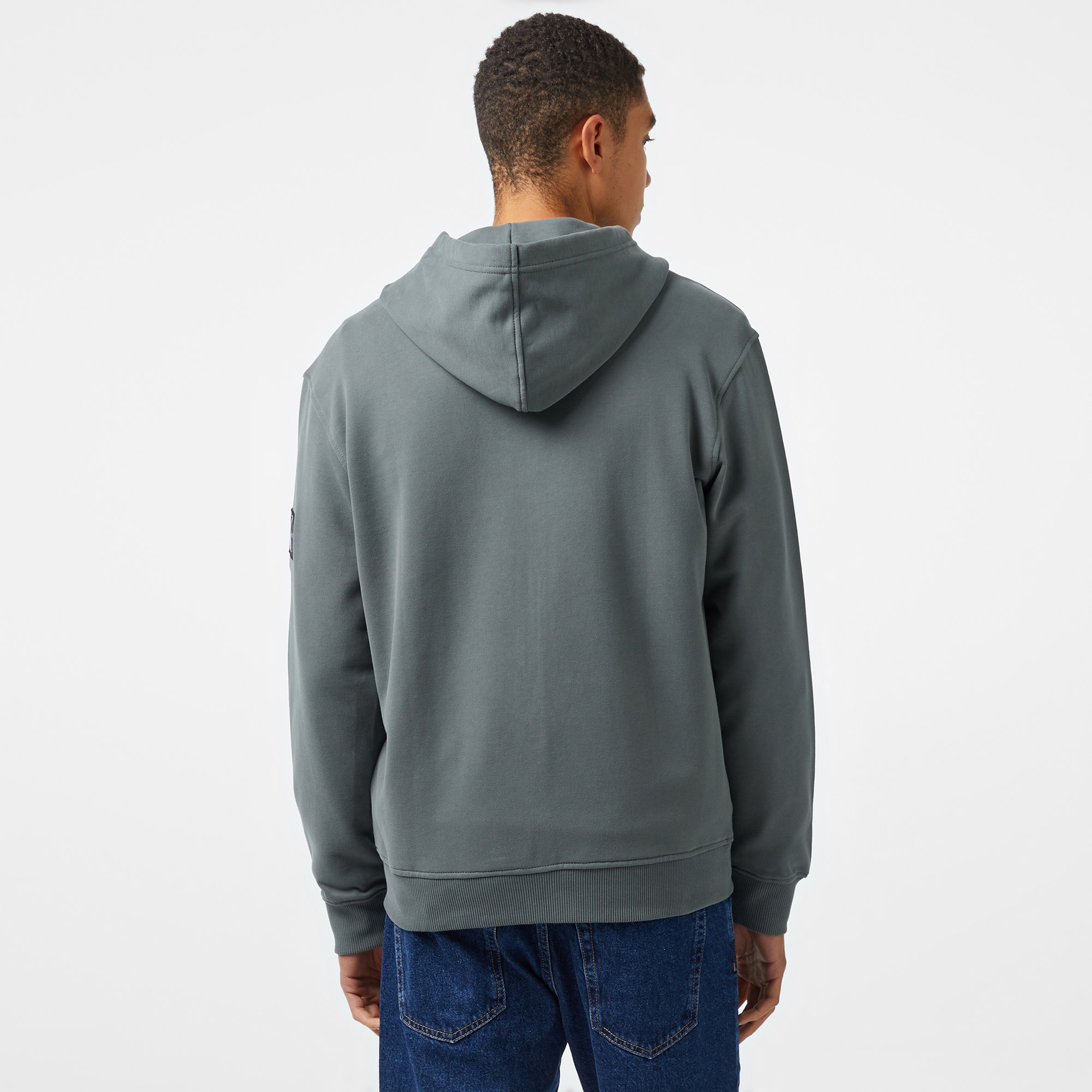Calvin Klein Jeans Erkek Gri Sweatshirt