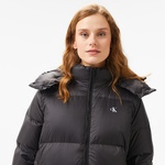Calvin Klein Jeans Down Long Puffer Kadın Siyah Mont