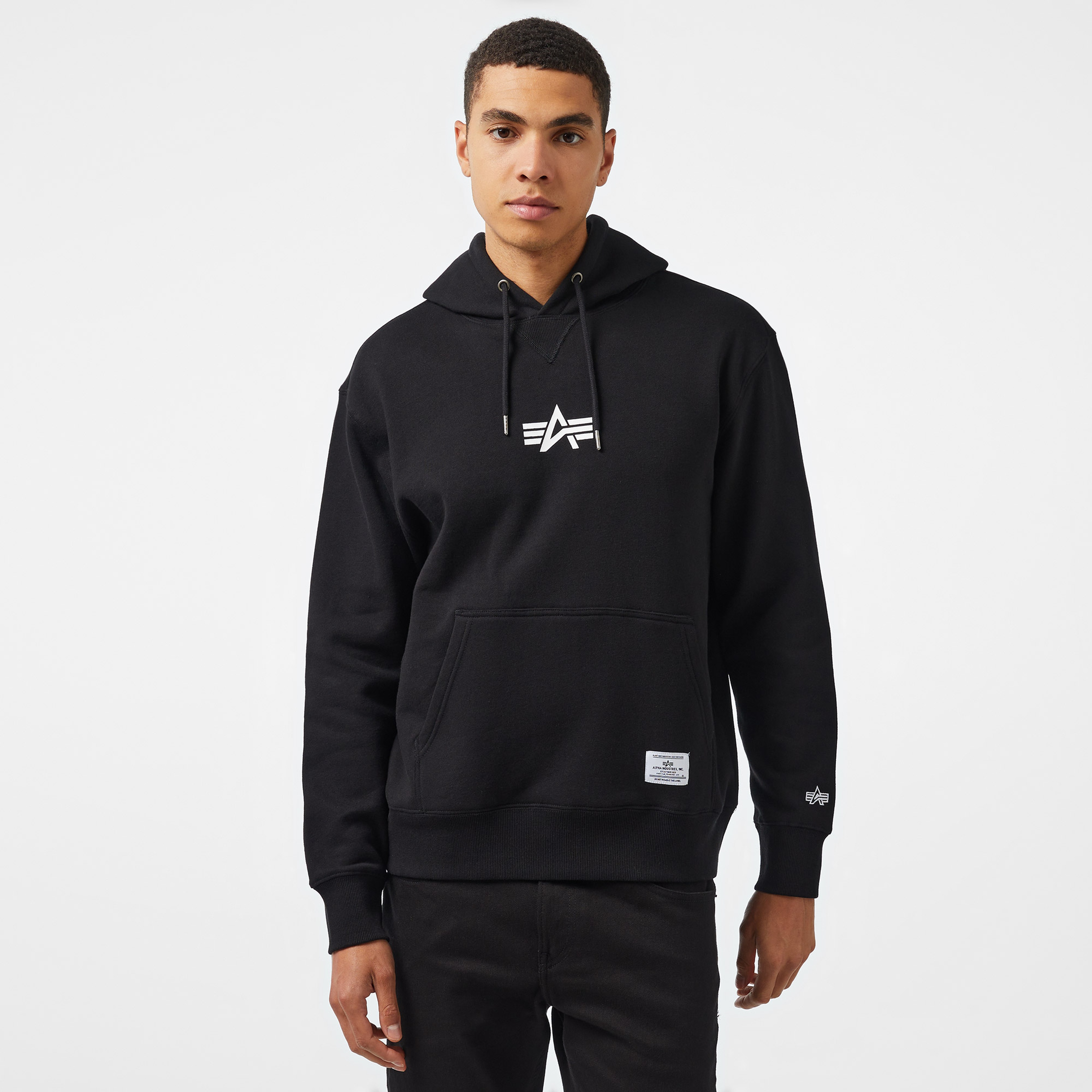 Alpha Industries Born Of Purpose Unisex Siyah Sweatshirt
