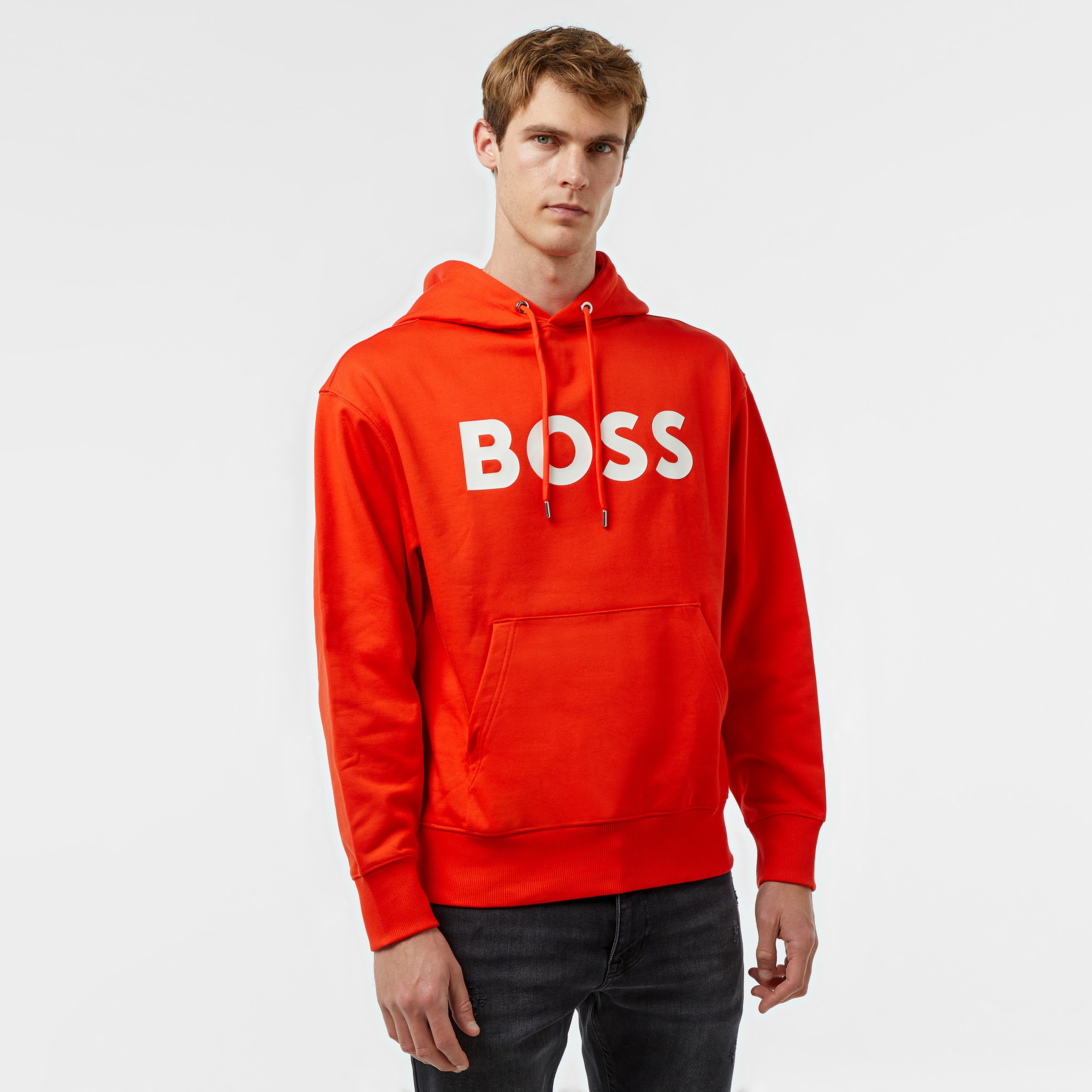 Boss Sullivan 16 Erkek Turuncu Sweatshirt
