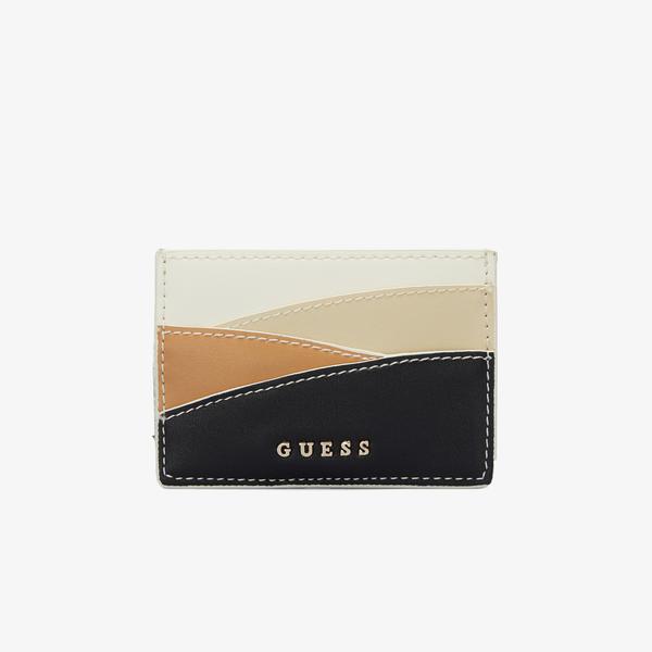 Guess Card Holder Make Up Case Kadın Siyah Kartlık