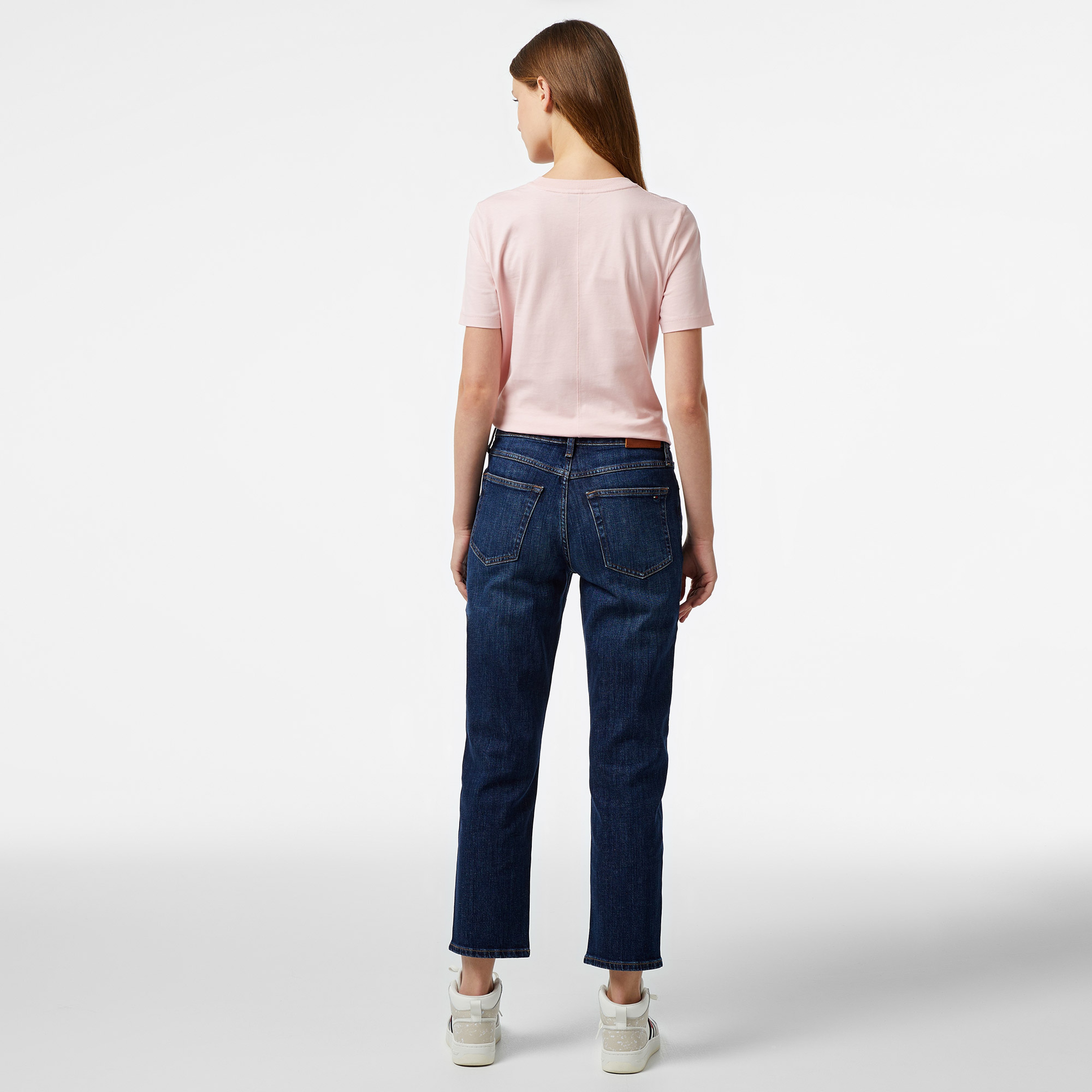 Tommy Hilfiger Classic Straight Kadın Lacivert Jean