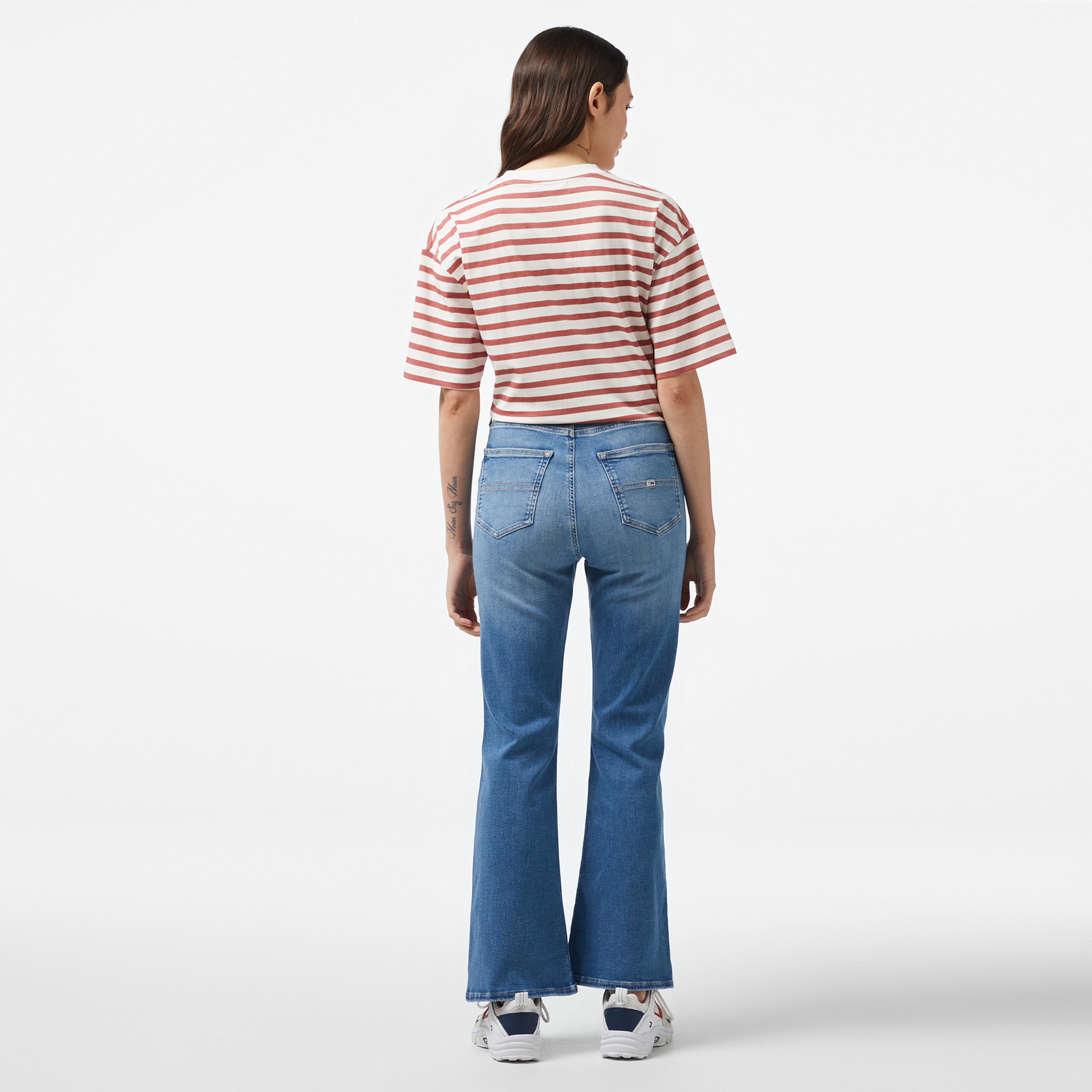 Tommy Hilfiger Sylvia High Flare Kadın Mavi Jean